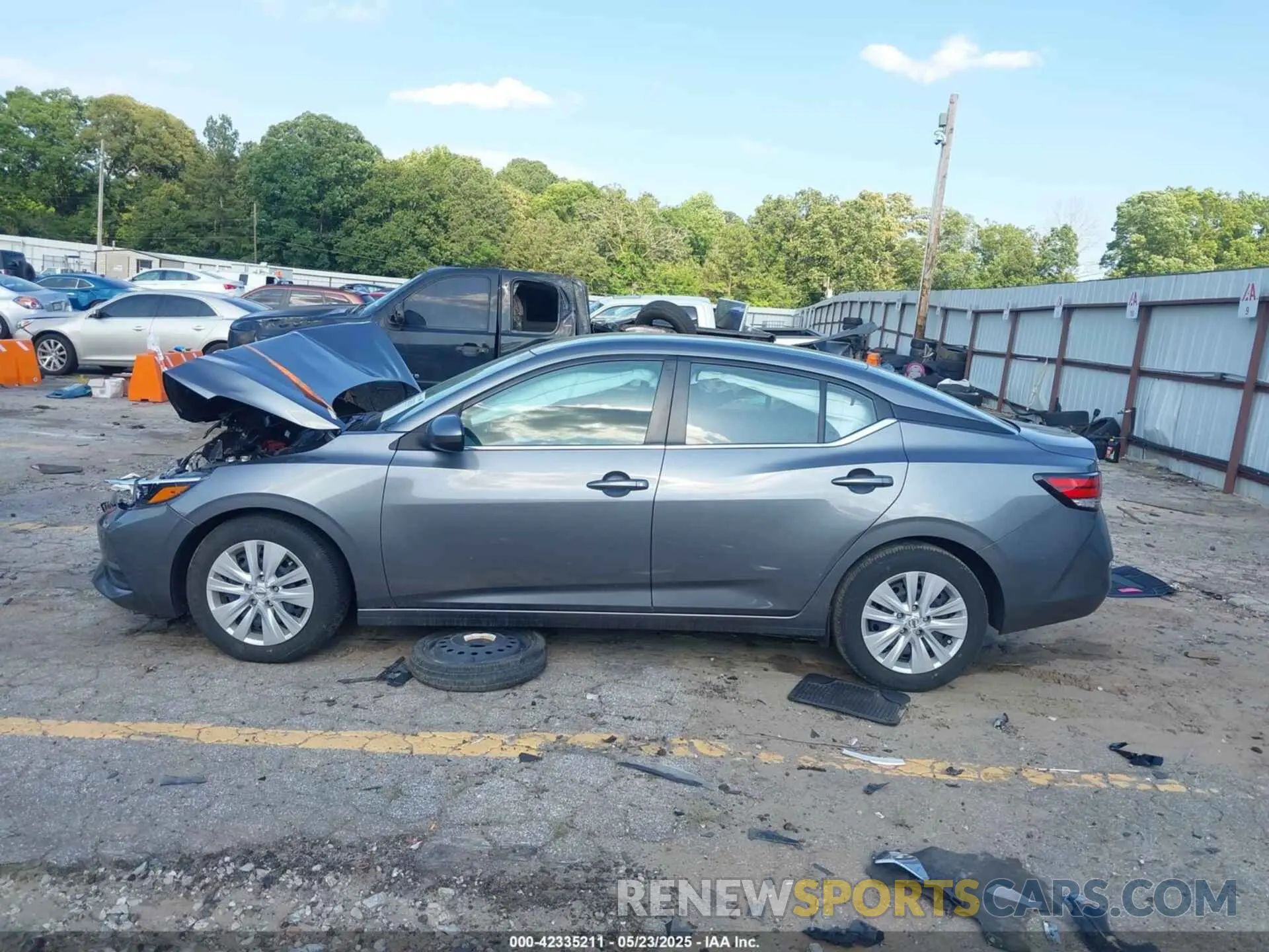 14 Photograph of a damaged car 3N1AB8BV3PY285351 NISSAN SENTRA 2023