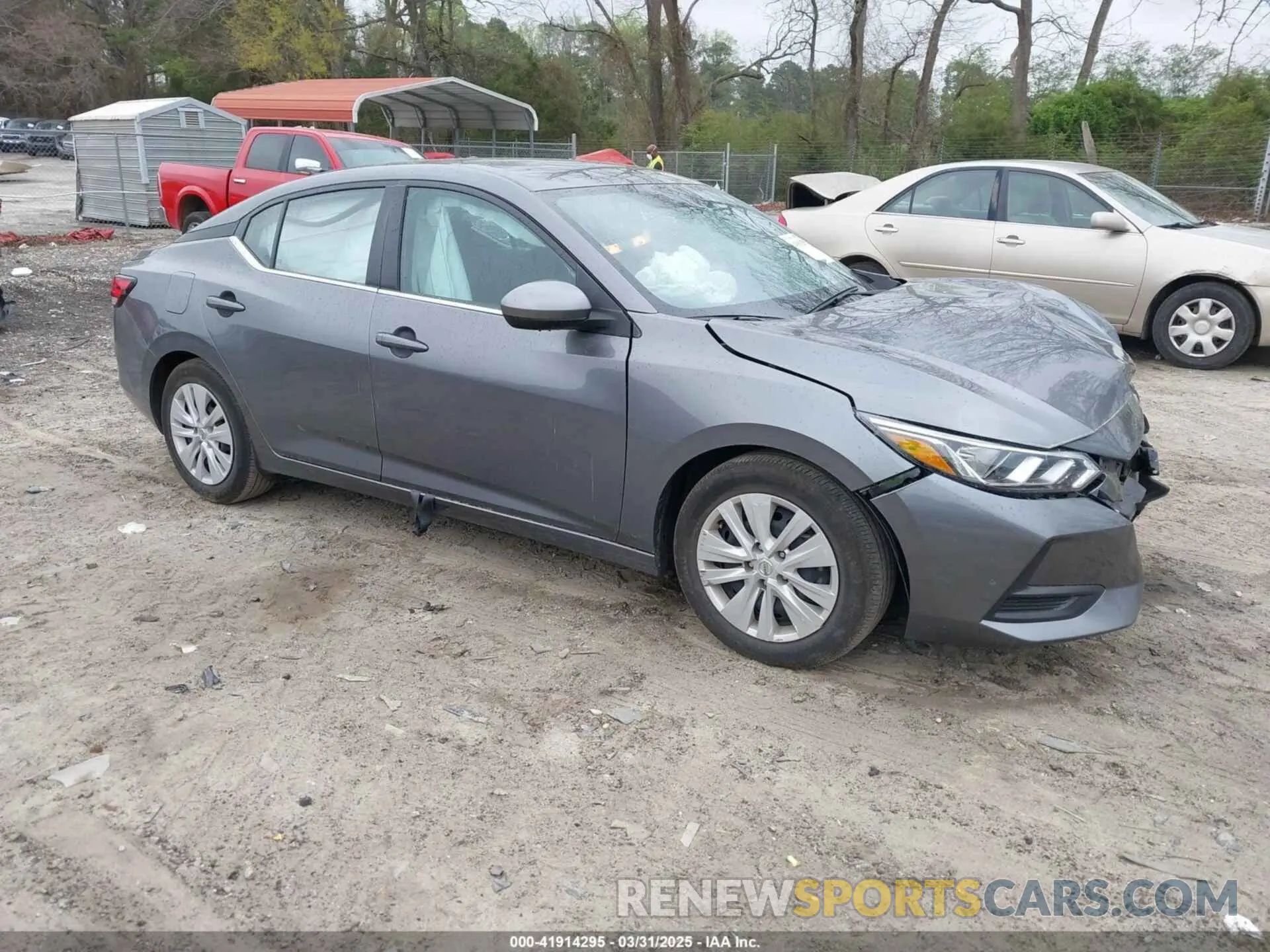 1 Photograph of a damaged car 3N1AB8BV5PY307348 NISSAN SENTRA 2023