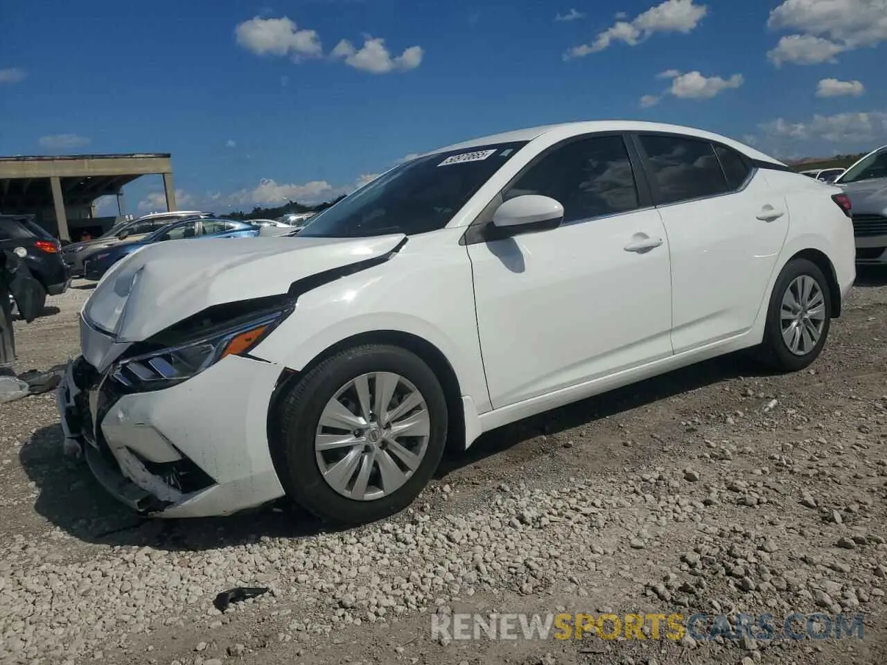 1 Photograph of a damaged car 3N1AB8BV6PY284632 NISSAN SENTRA 2023