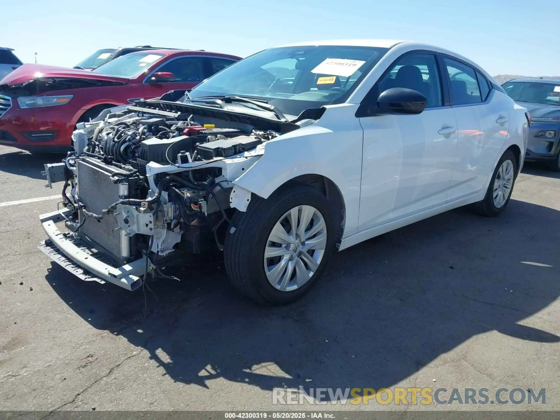 2 Photograph of a damaged car 3N1AB8BV6PY295145 NISSAN SENTRA 2023