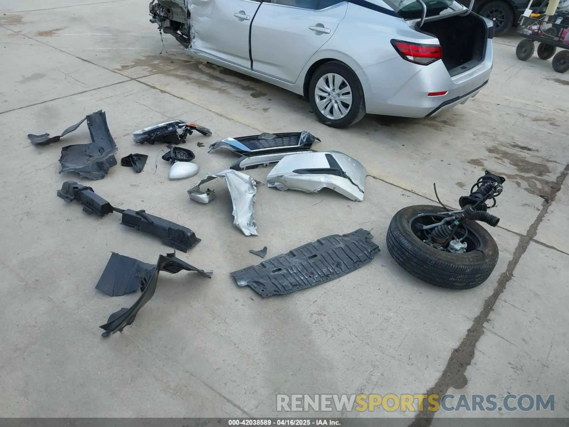 12 Photograph of a damaged car 3N1AB8BV7PY311515 NISSAN SENTRA 2023