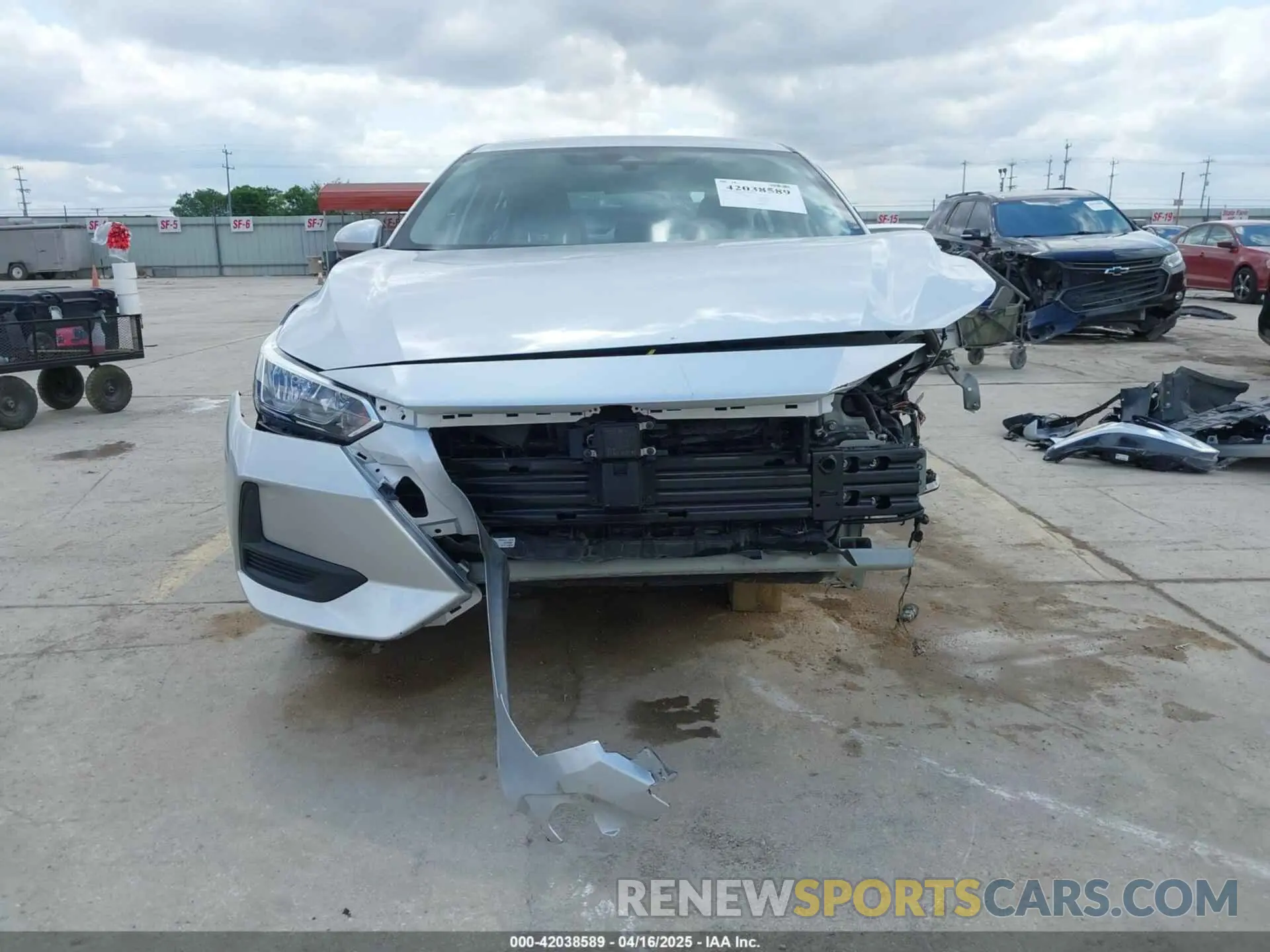 13 Photograph of a damaged car 3N1AB8BV7PY311515 NISSAN SENTRA 2023