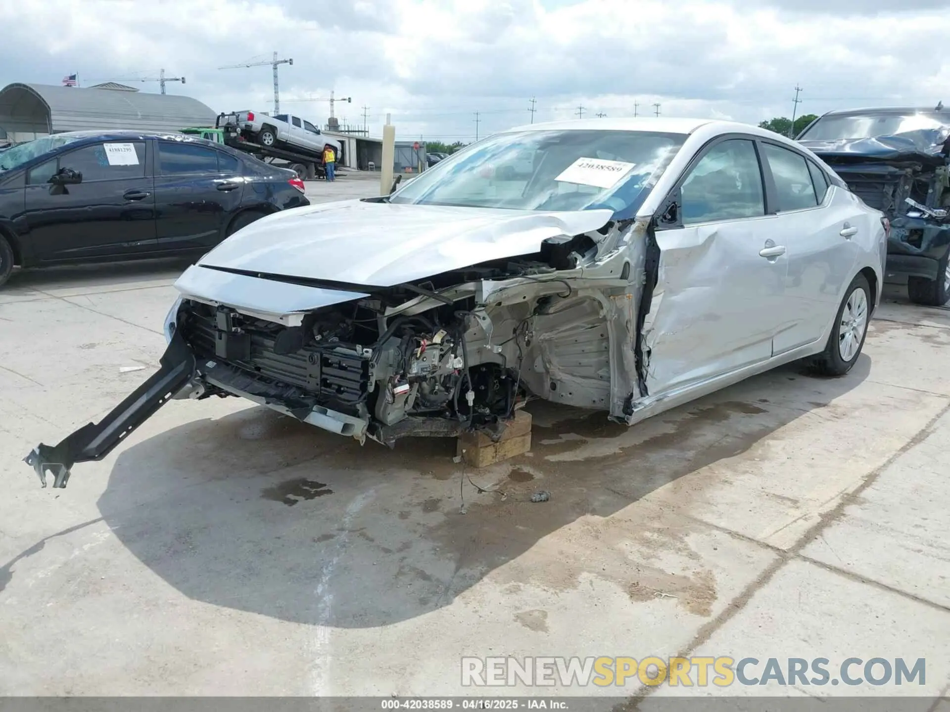 2 Photograph of a damaged car 3N1AB8BV7PY311515 NISSAN SENTRA 2023