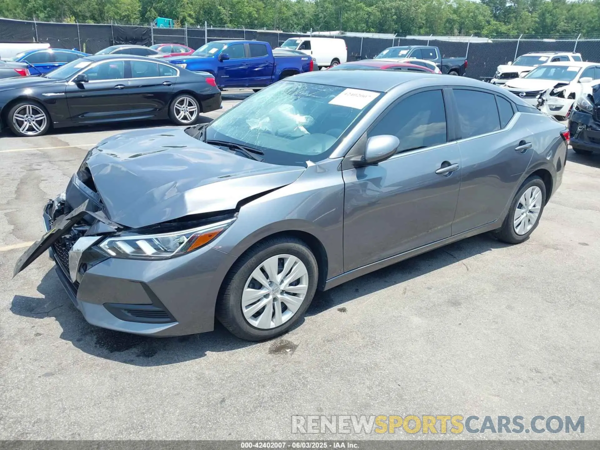 2 Photograph of a damaged car 3N1AB8BV8PY303729 NISSAN SENTRA 2023