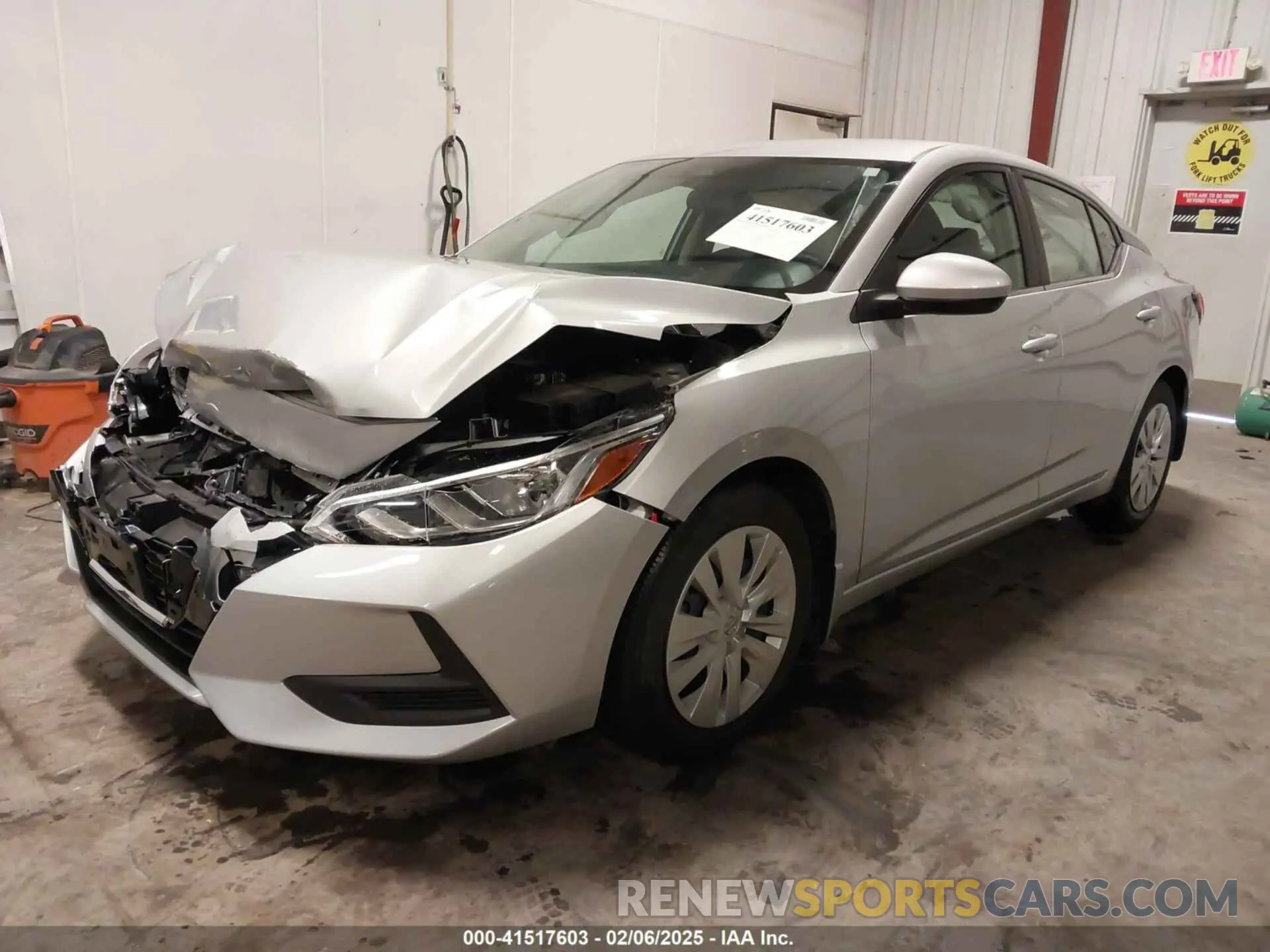 2 Photograph of a damaged car 3N1AB8BV9PY297813 NISSAN SENTRA 2023