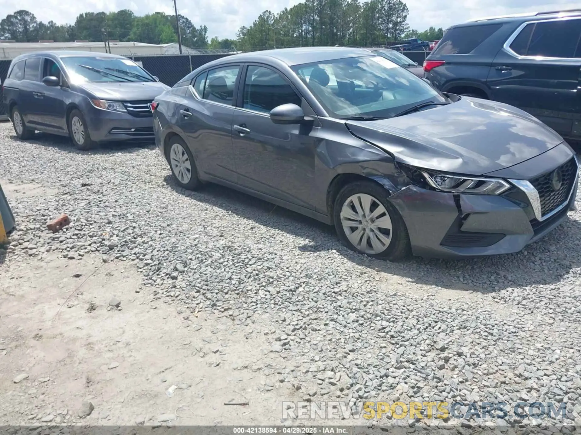 1 Photograph of a damaged car 3N1AB8BVXPY303148 NISSAN SENTRA 2023