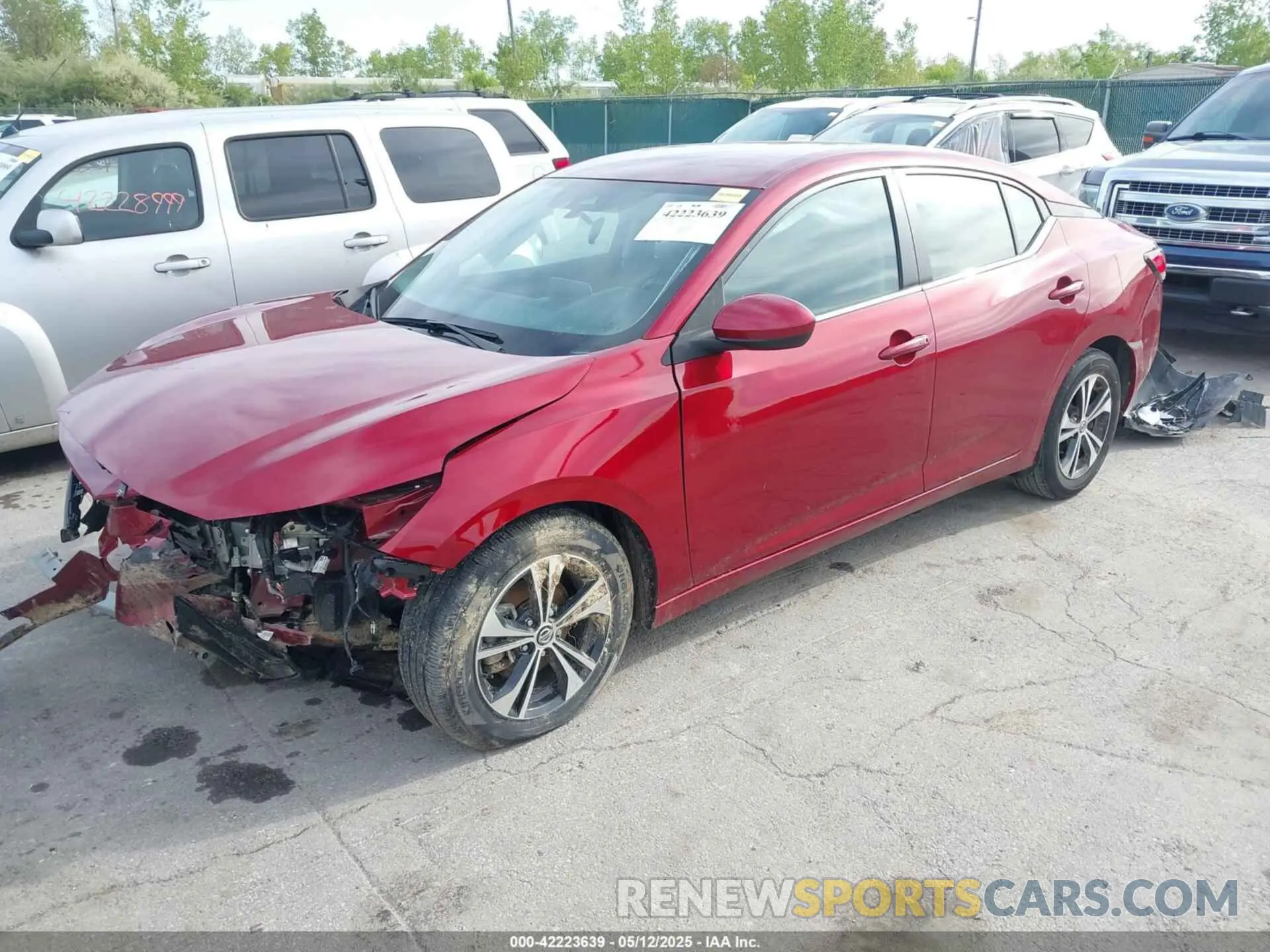 2 Photograph of a damaged car 3N1AB8CV0PY232590 NISSAN SENTRA 2023