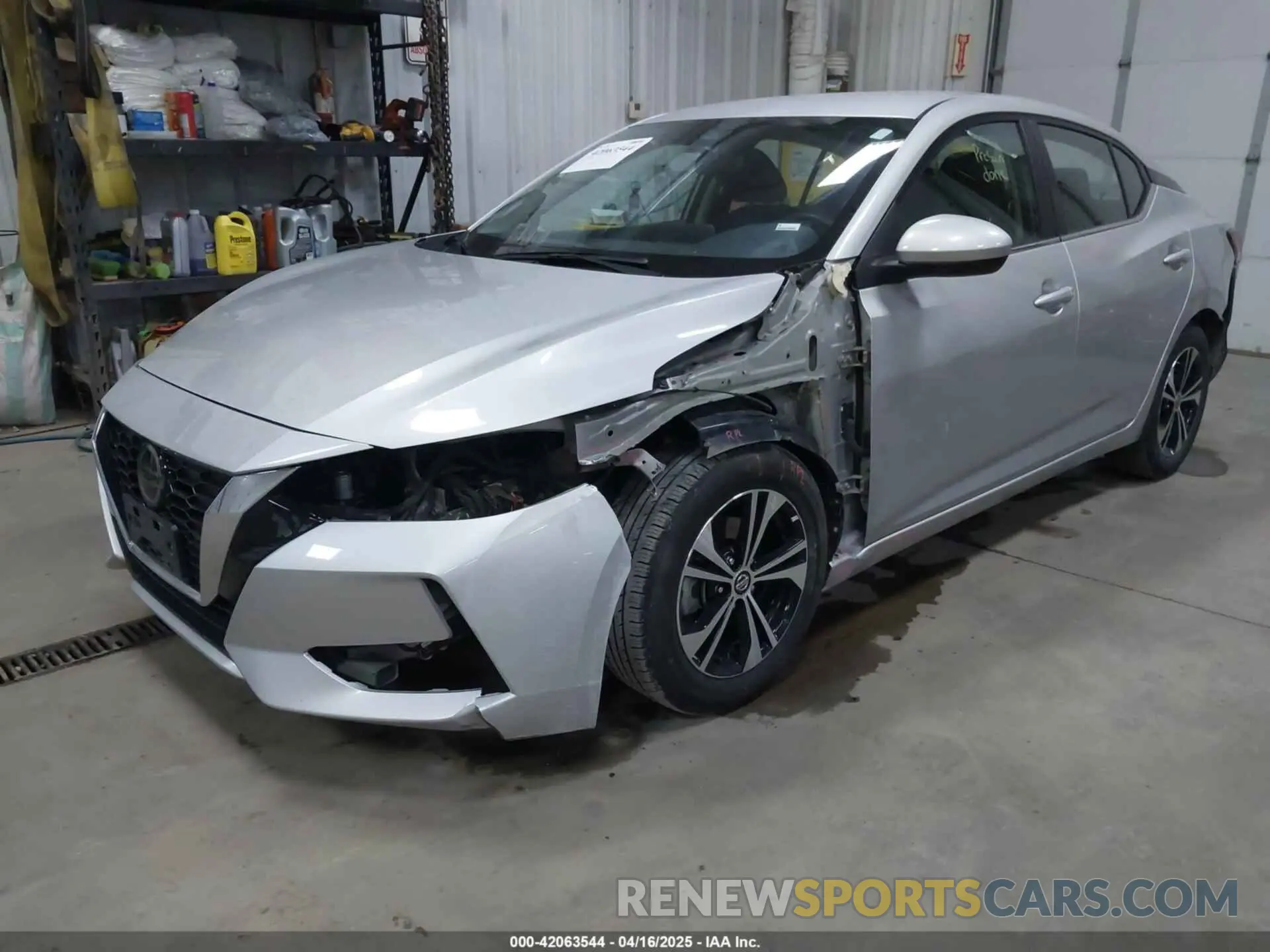 2 Photograph of a damaged car 3N1AB8CV0PY300502 NISSAN SENTRA 2023