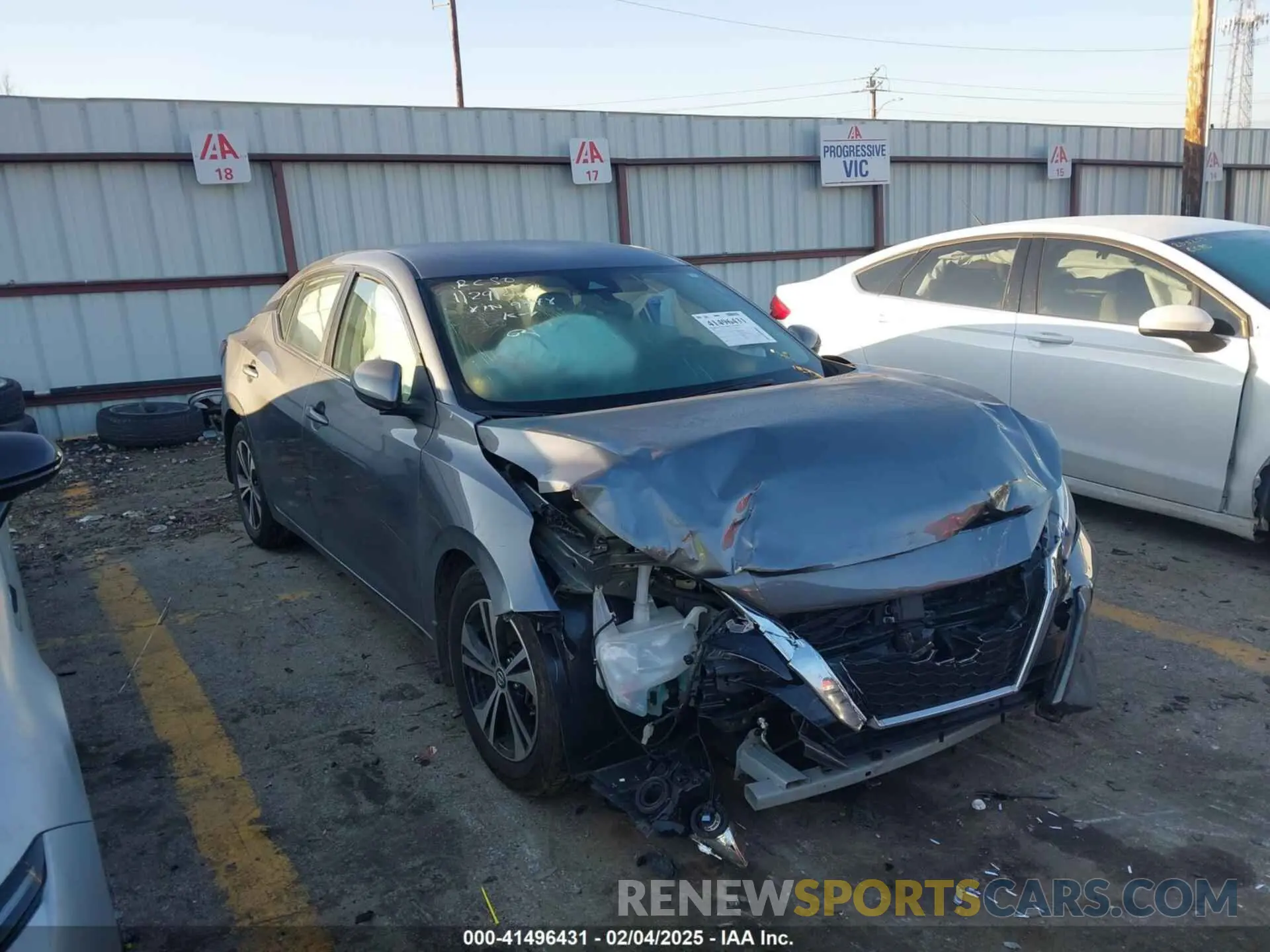1 Photograph of a damaged car 3N1AB8CV1PY259748 NISSAN SENTRA 2023