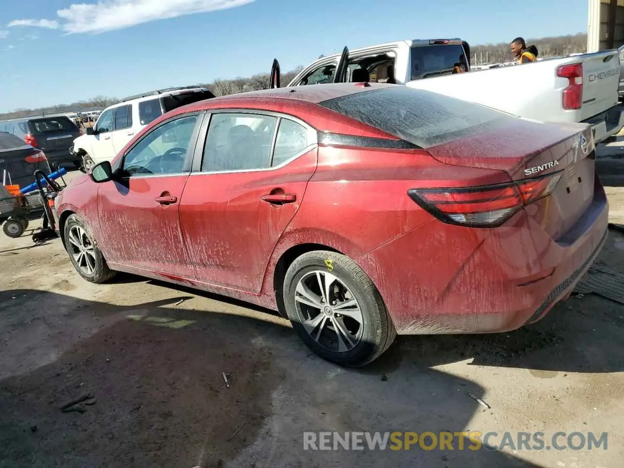 2 Photograph of a damaged car 3N1AB8CV1PY313808 NISSAN SENTRA 2023