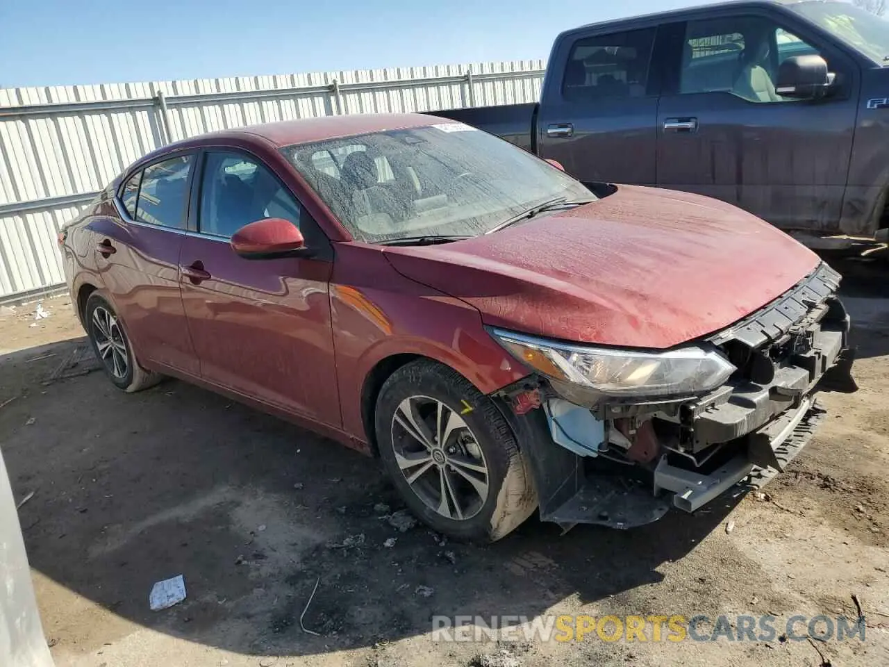 4 Photograph of a damaged car 3N1AB8CV1PY313808 NISSAN SENTRA 2023