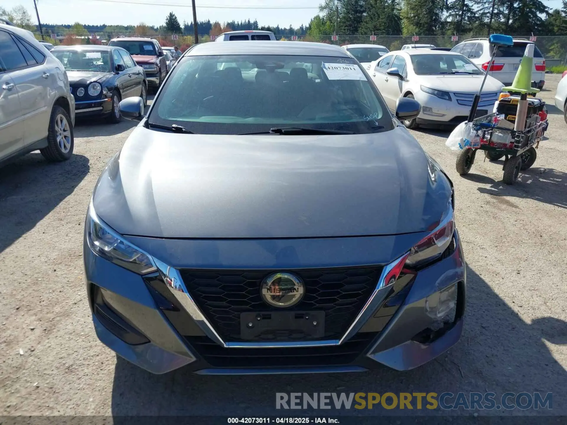 12 Photograph of a damaged car 3N1AB8CV1PY317759 NISSAN SENTRA 2023