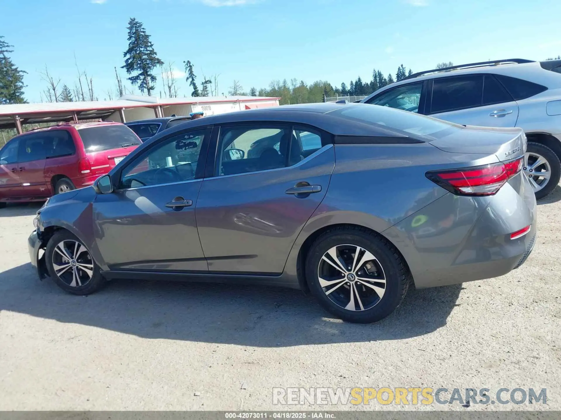 14 Photograph of a damaged car 3N1AB8CV1PY317759 NISSAN SENTRA 2023
