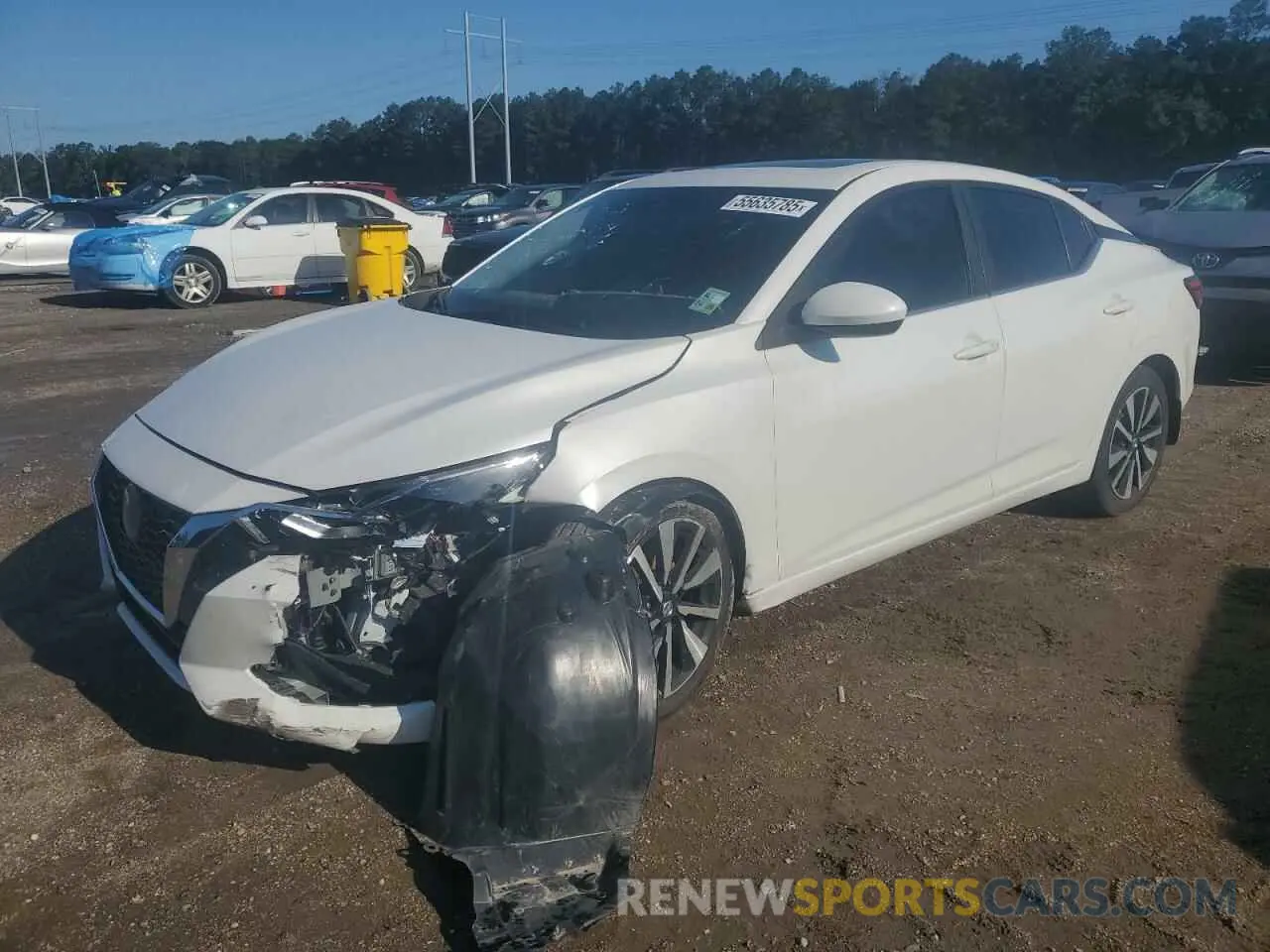 1 Photograph of a damaged car 3N1AB8CV2PY225141 NISSAN SENTRA 2023