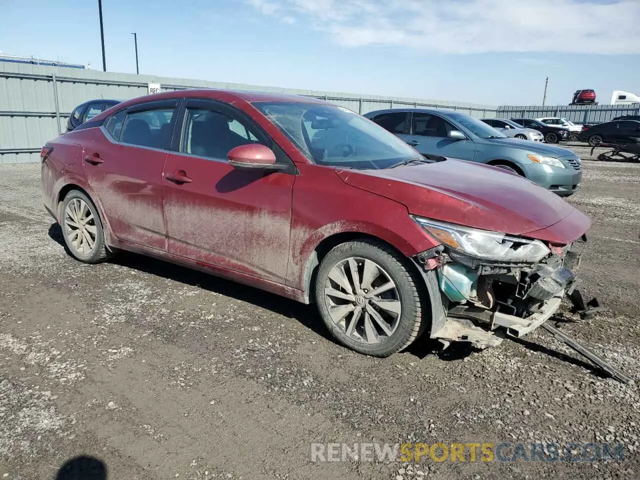 4 Фотография поврежденного автомобиля 3N1AB8CV2PY227181 NISSAN SENTRA 2023