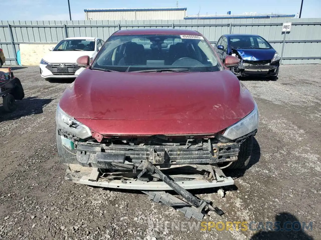 5 Фотография поврежденного автомобиля 3N1AB8CV2PY227181 NISSAN SENTRA 2023
