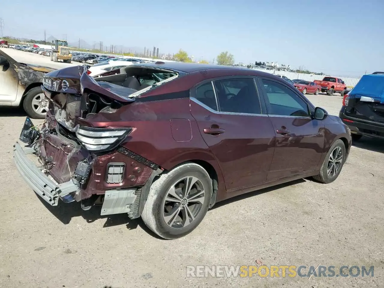 3 Photograph of a damaged car 3N1AB8CV2PY242554 NISSAN SENTRA 2023
