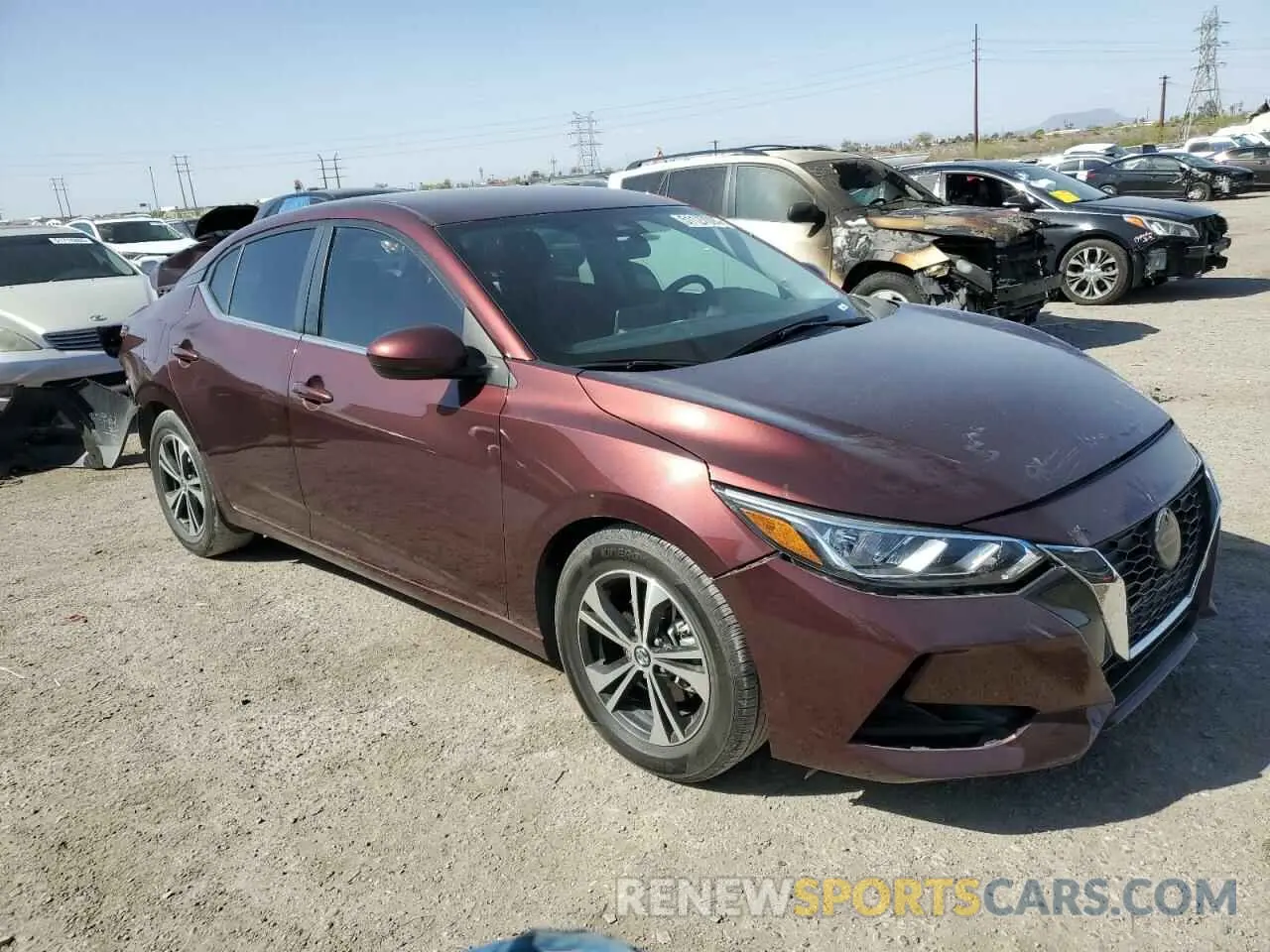 4 Photograph of a damaged car 3N1AB8CV2PY242554 NISSAN SENTRA 2023