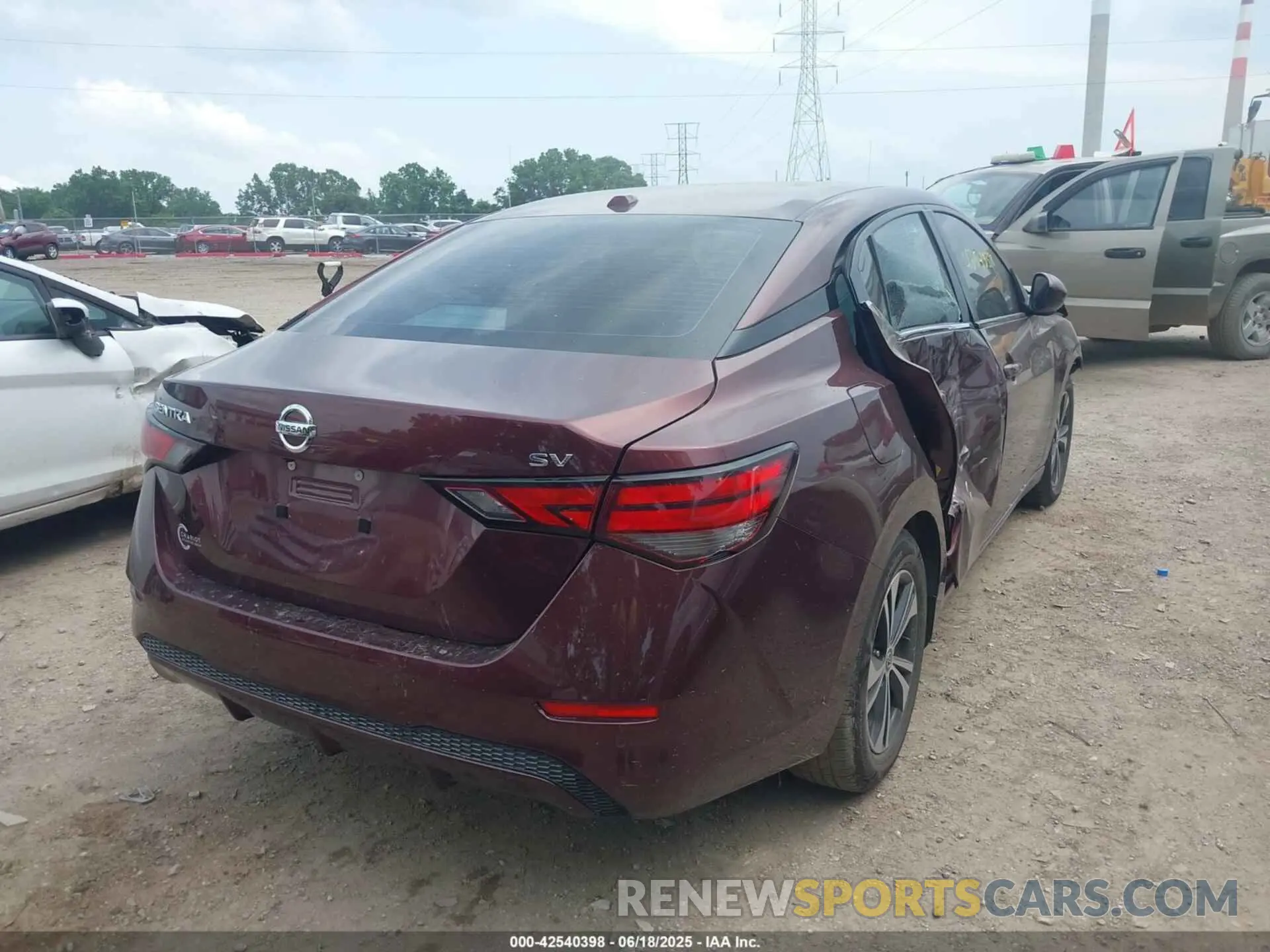 4 Photograph of a damaged car 3N1AB8CV2PY256180 NISSAN SENTRA 2023