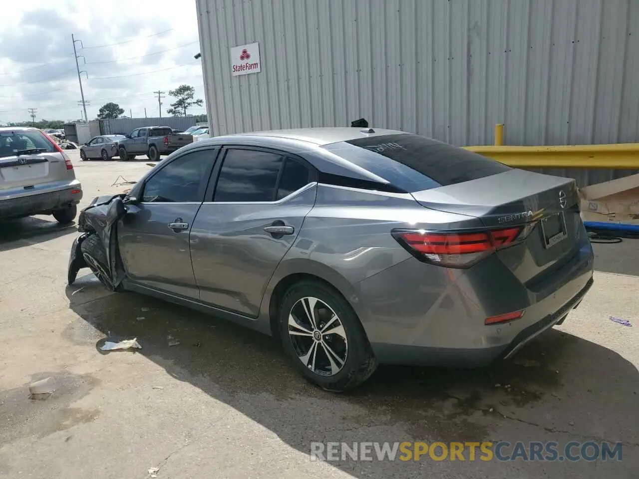 2 Photograph of a damaged car 3N1AB8CV2PY302414 NISSAN SENTRA 2023