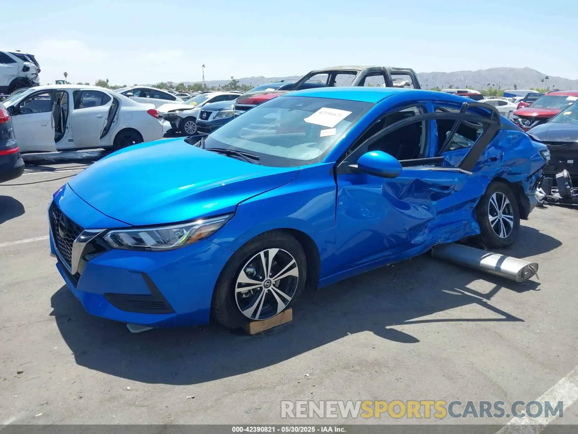2 Photograph of a damaged car 3N1AB8CV3PY222720 NISSAN SENTRA 2023