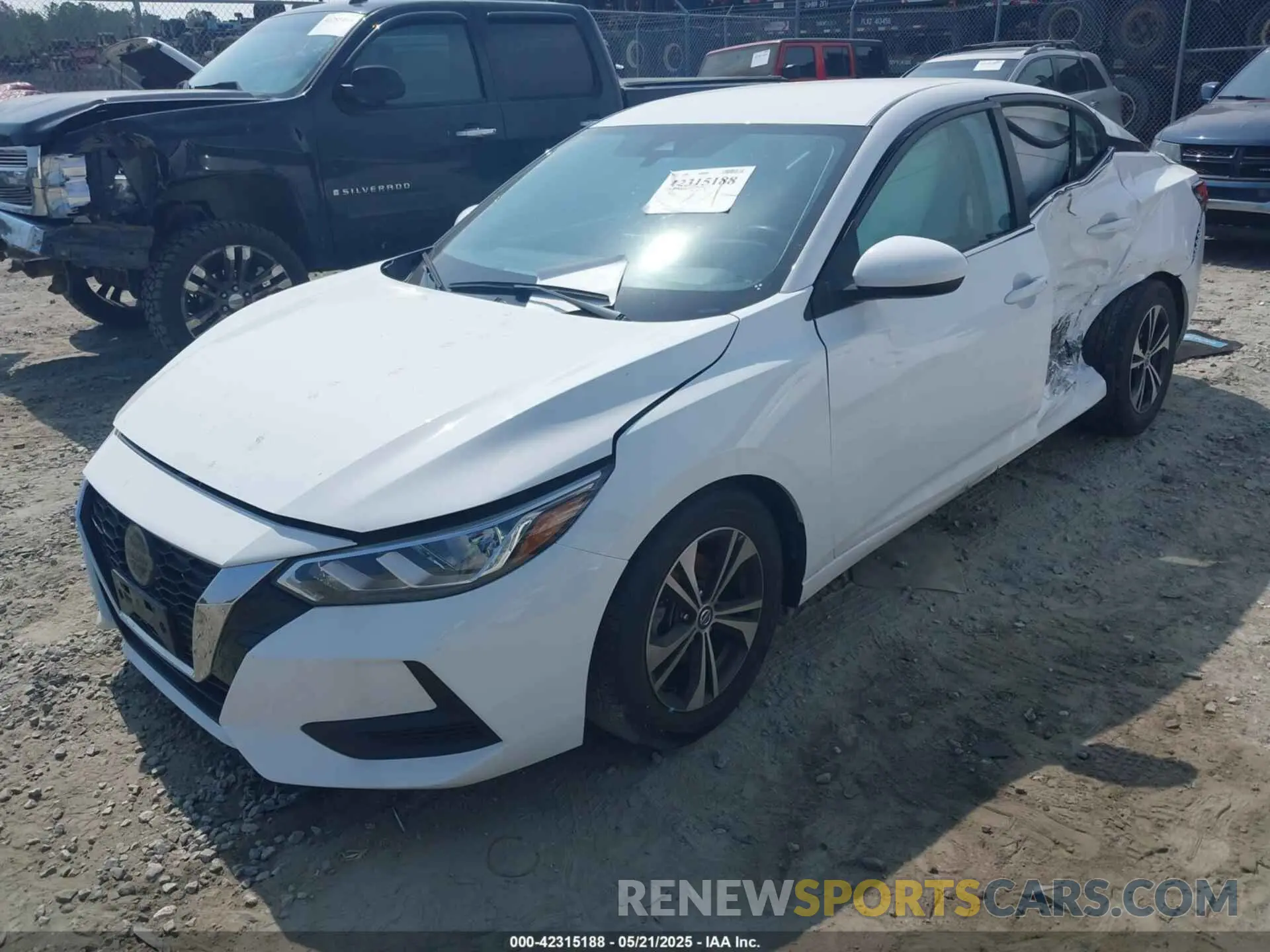 2 Photograph of a damaged car 3N1AB8CV3PY240814 NISSAN SENTRA 2023
