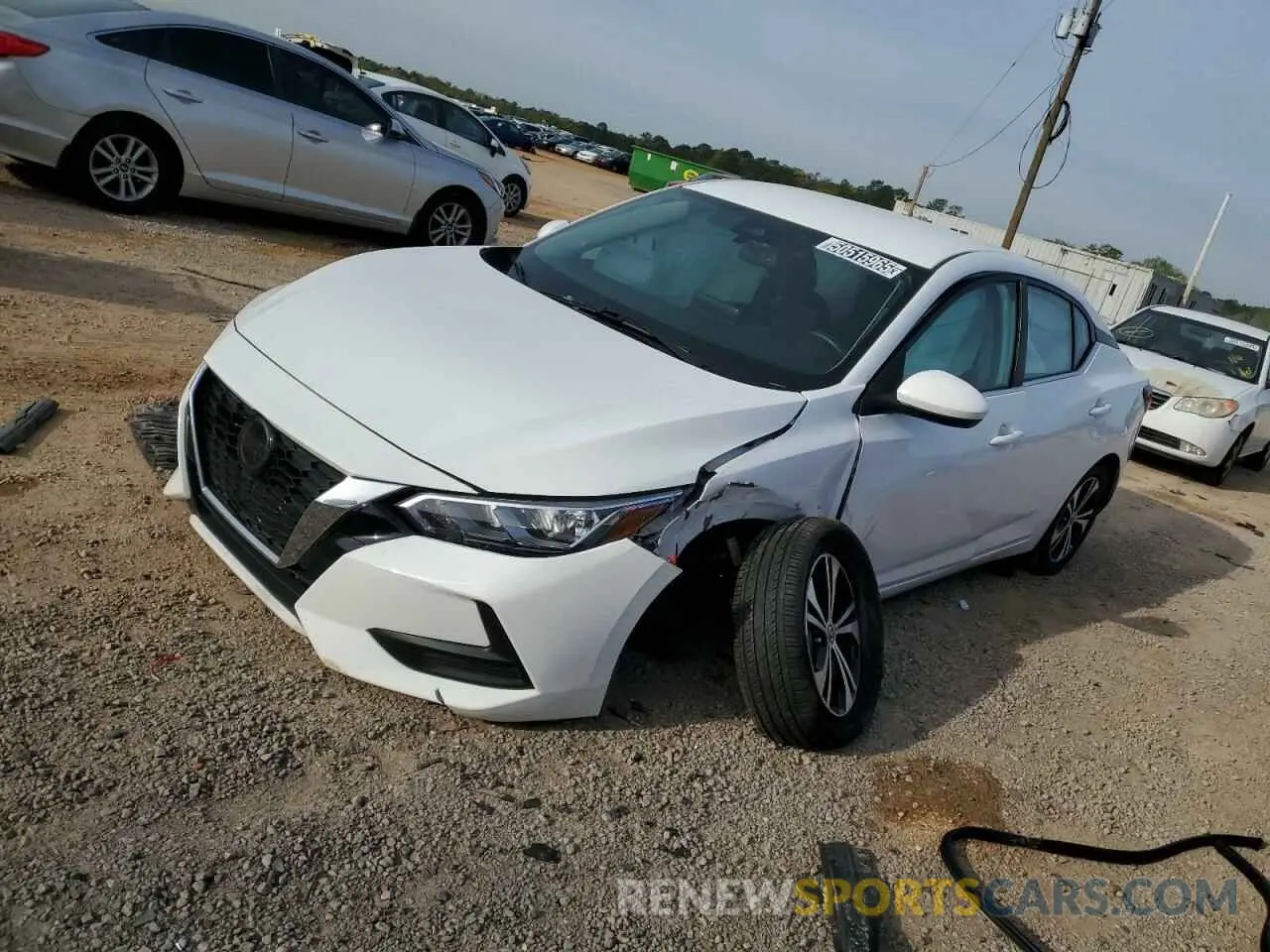 1 Photograph of a damaged car 3N1AB8CV3PY242918 NISSAN SENTRA 2023