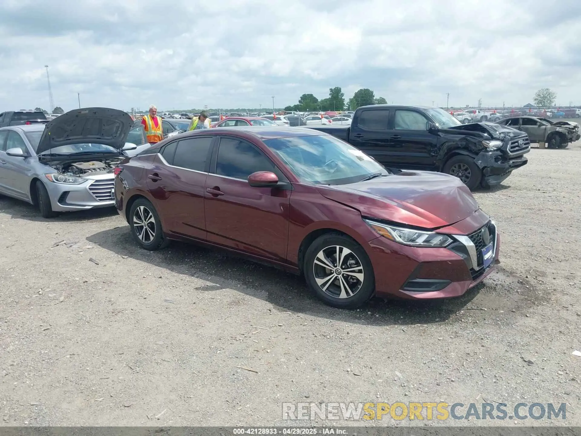 1 Фотография поврежденного автомобиля 3N1AB8CV3PY247245 NISSAN SENTRA 2023