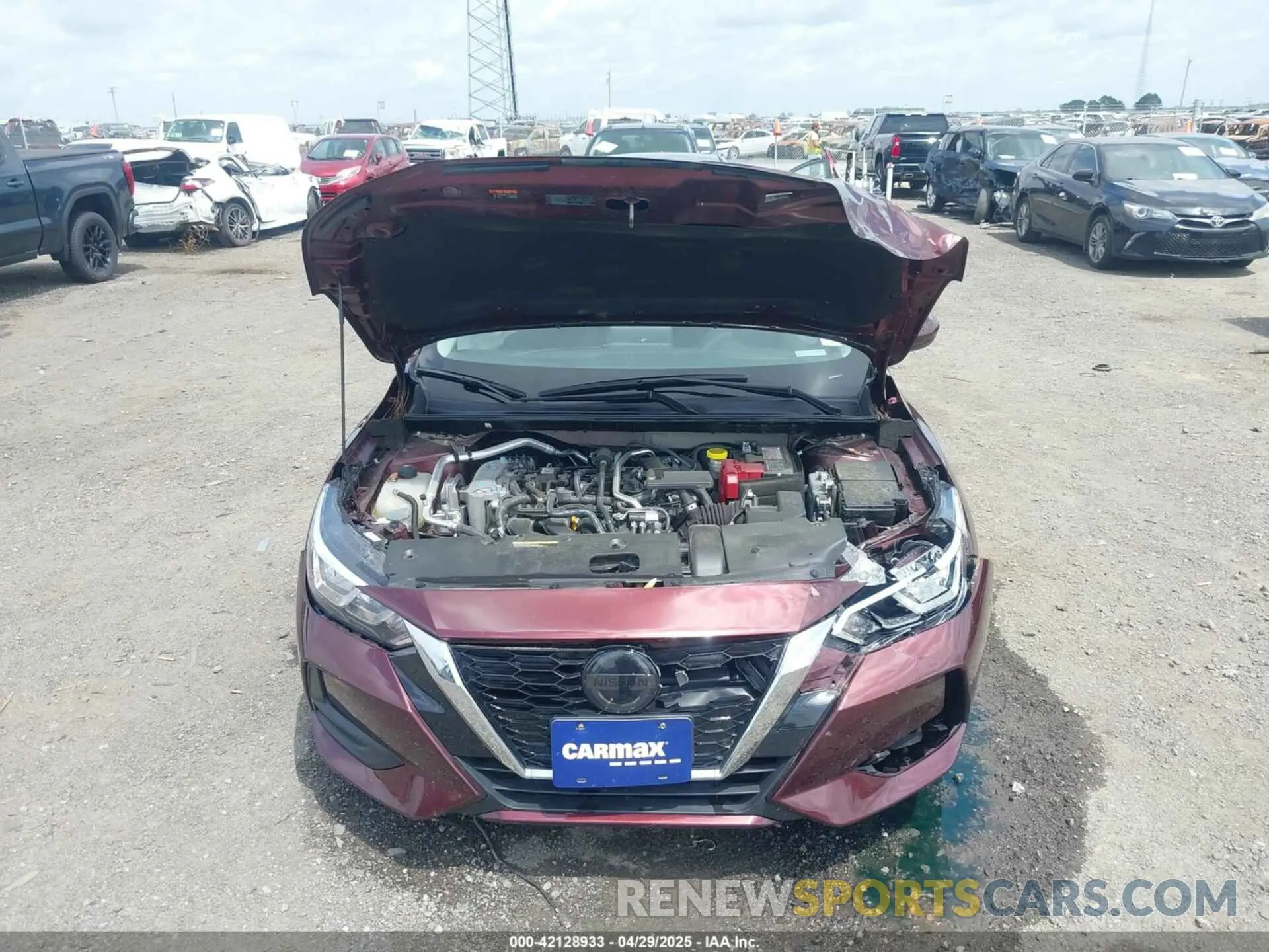 10 Фотография поврежденного автомобиля 3N1AB8CV3PY247245 NISSAN SENTRA 2023