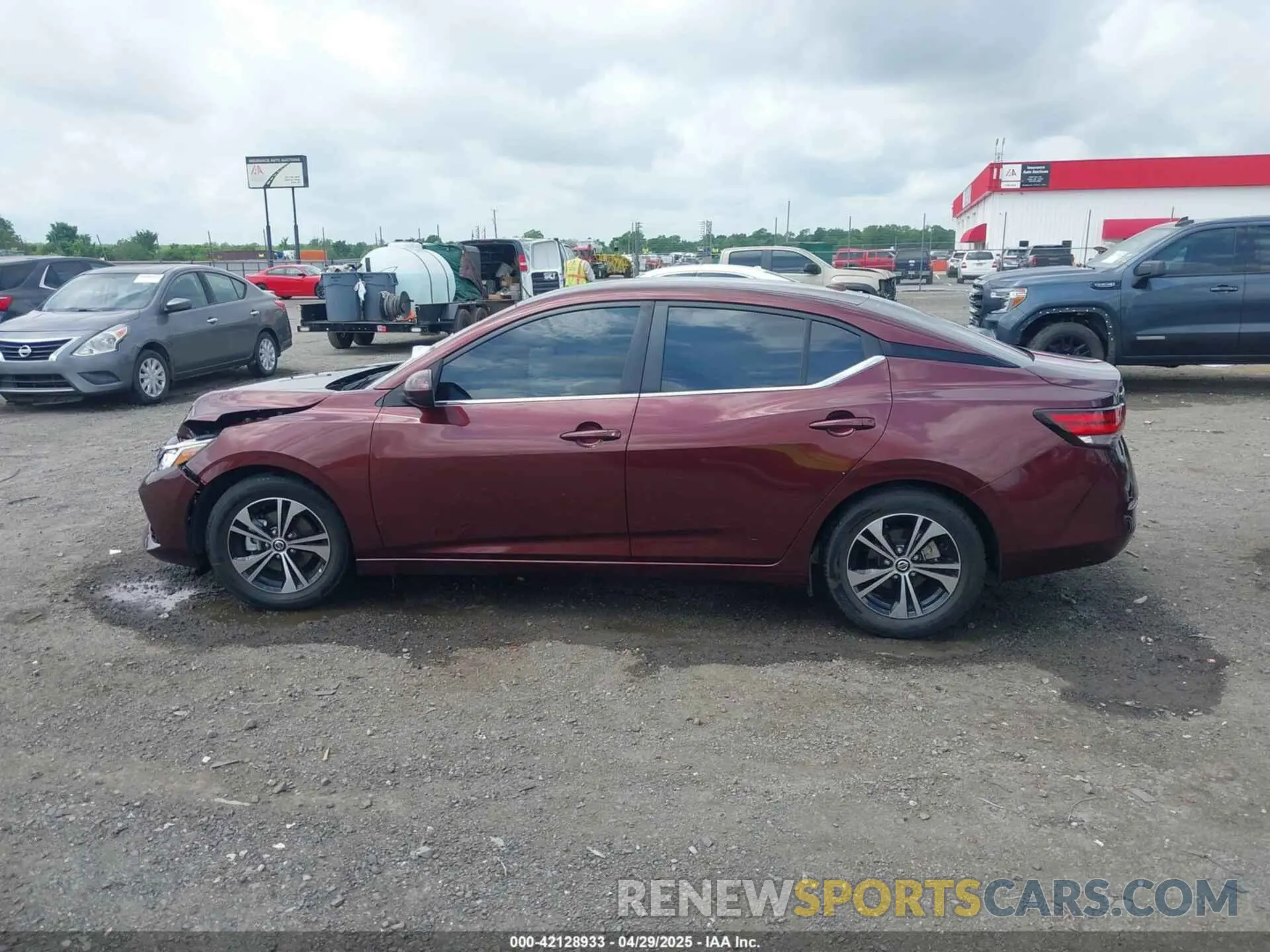 14 Фотография поврежденного автомобиля 3N1AB8CV3PY247245 NISSAN SENTRA 2023
