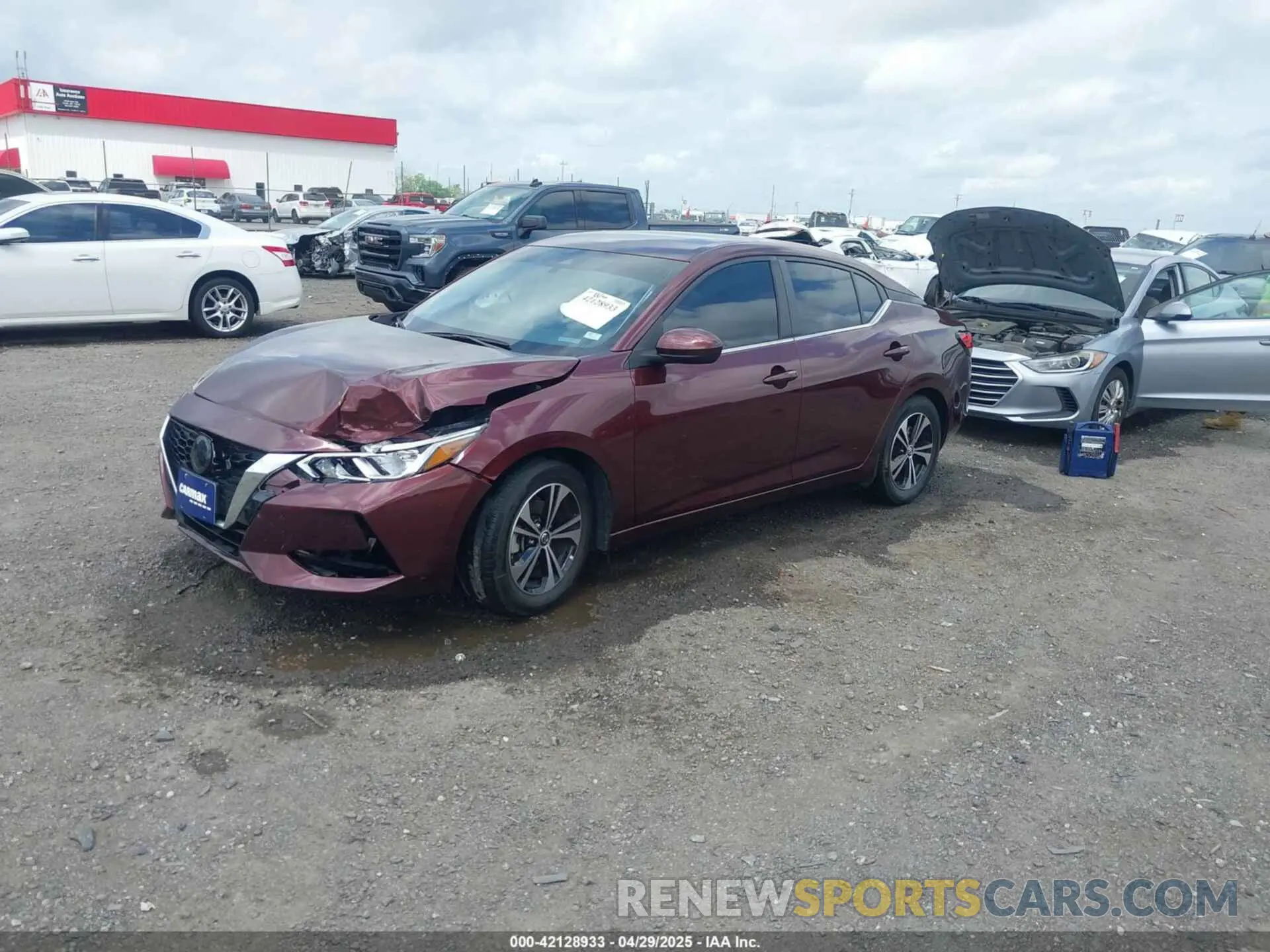 2 Фотография поврежденного автомобиля 3N1AB8CV3PY247245 NISSAN SENTRA 2023