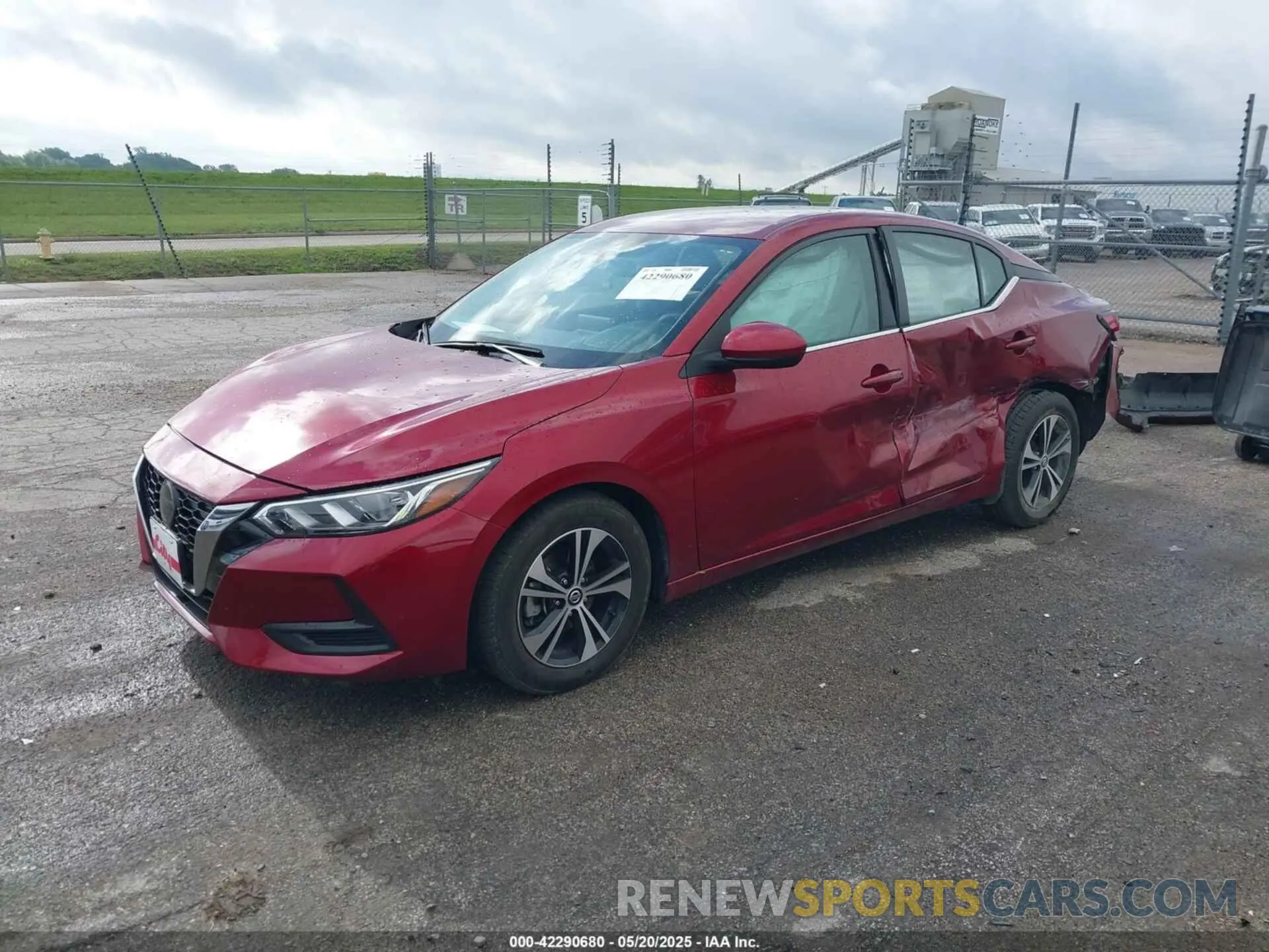 2 Photograph of a damaged car 3N1AB8CV3PY268256 NISSAN SENTRA 2023
