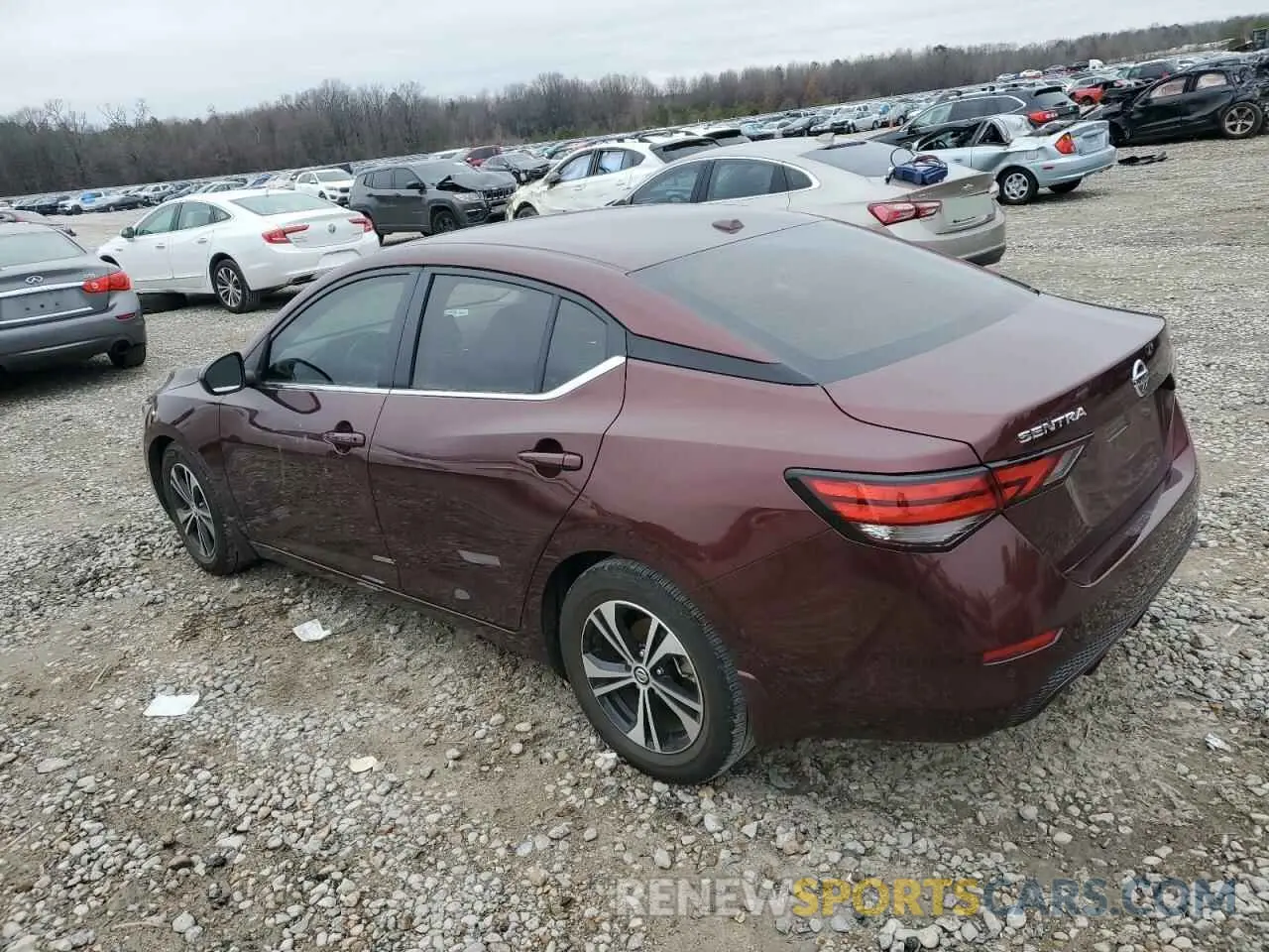 2 Photograph of a damaged car 3N1AB8CV3PY299636 NISSAN SENTRA 2023