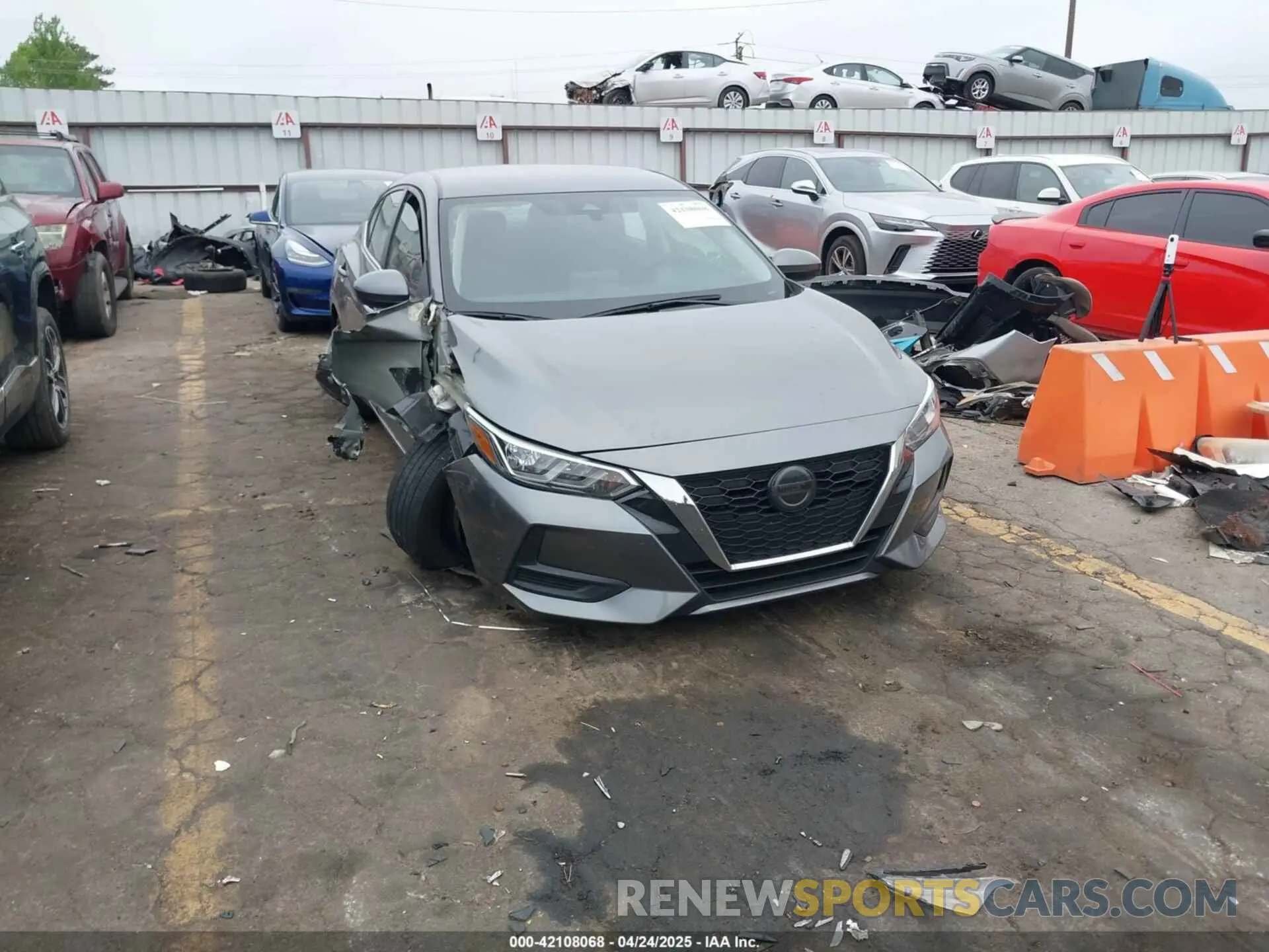 1 Photograph of a damaged car 3N1AB8CV4PY237856 NISSAN SENTRA 2023