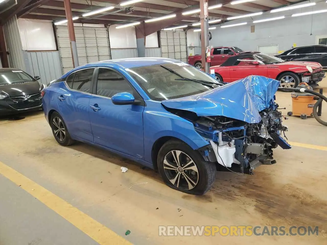 4 Photograph of a damaged car 3N1AB8CV4PY252762 NISSAN SENTRA 2023