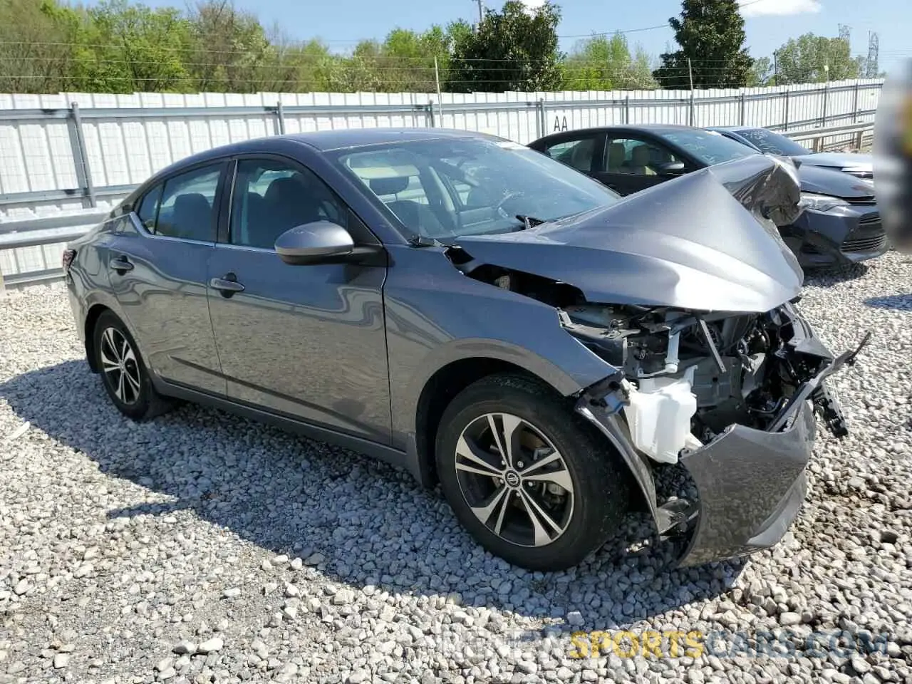 4 Photograph of a damaged car 3N1AB8CV4PY309476 NISSAN SENTRA 2023