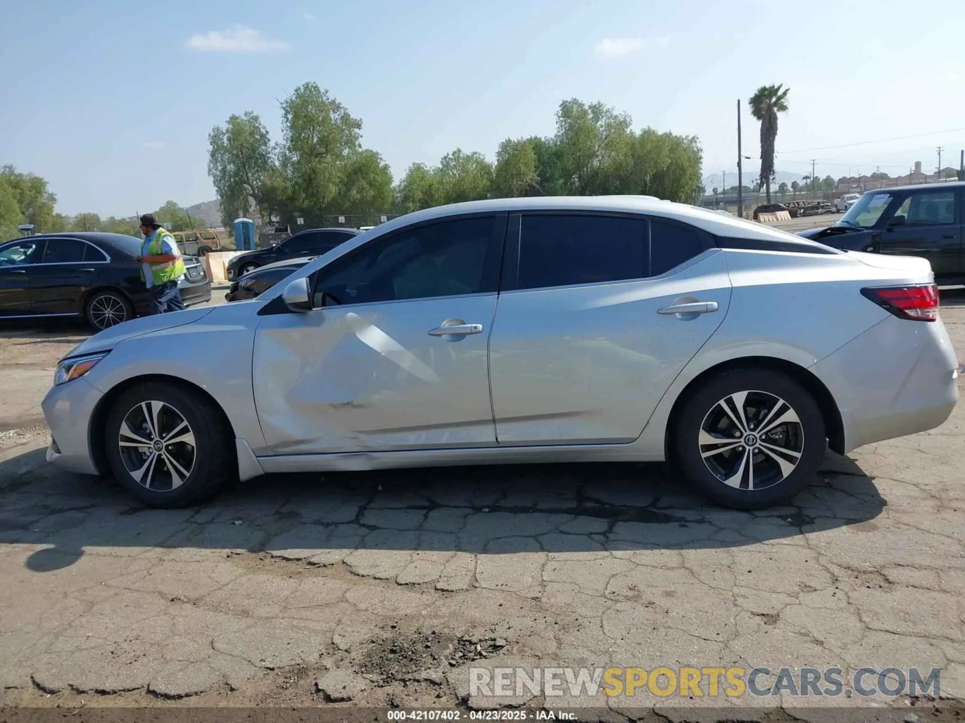 14 Photograph of a damaged car 3N1AB8CV4PY321482 NISSAN SENTRA 2023