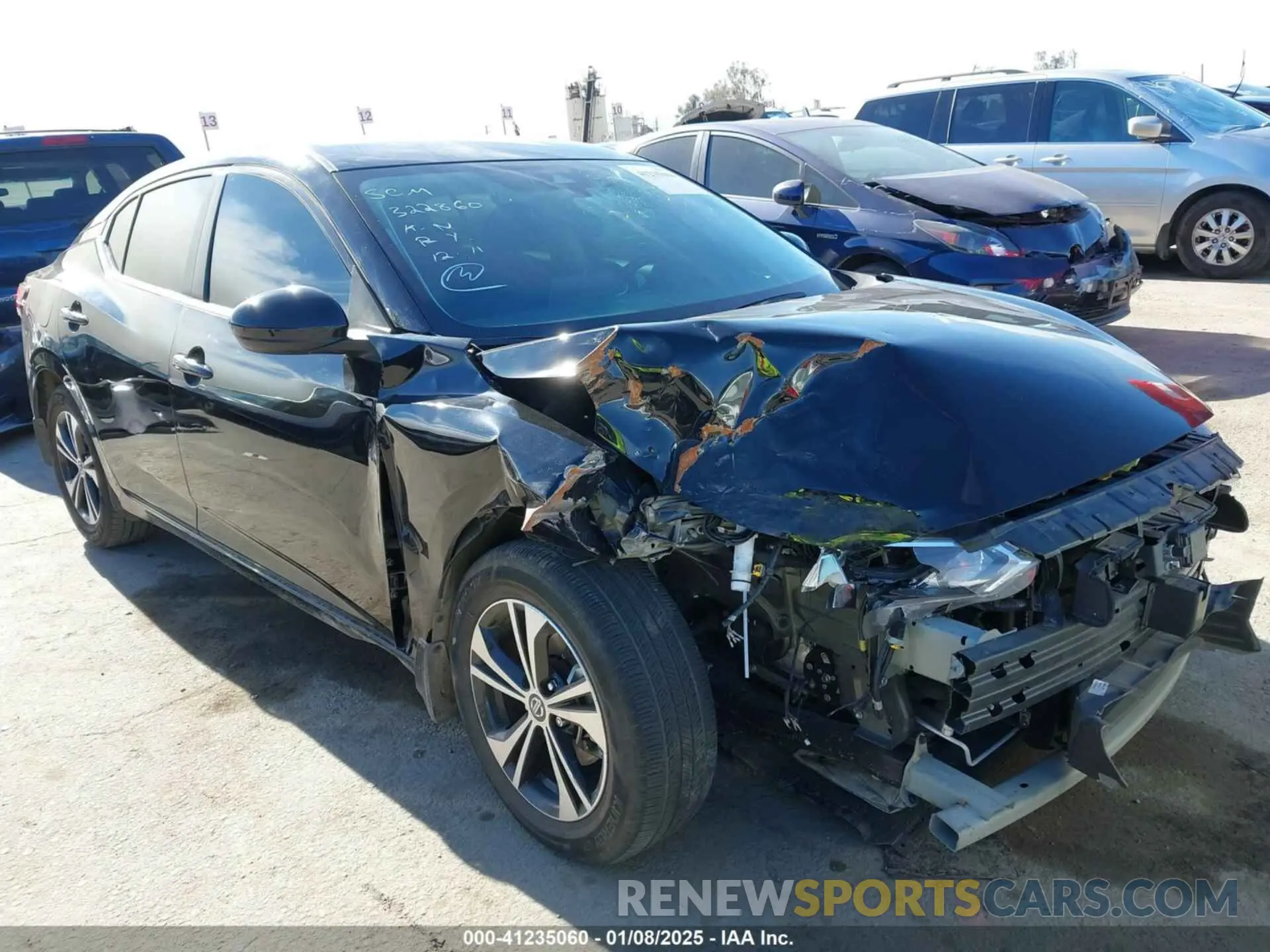 1 Photograph of a damaged car 3N1AB8CV4PY322860 NISSAN SENTRA 2023