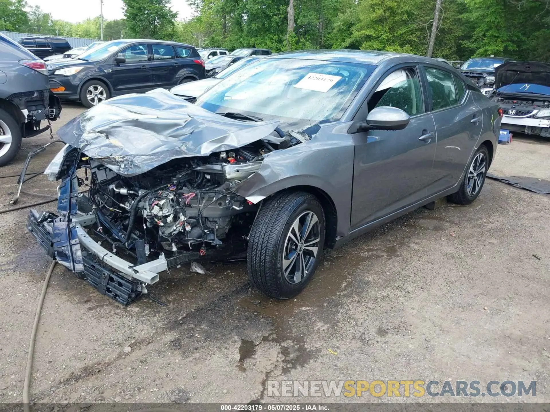 2 Photograph of a damaged car 3N1AB8CV5PY244993 NISSAN SENTRA 2023