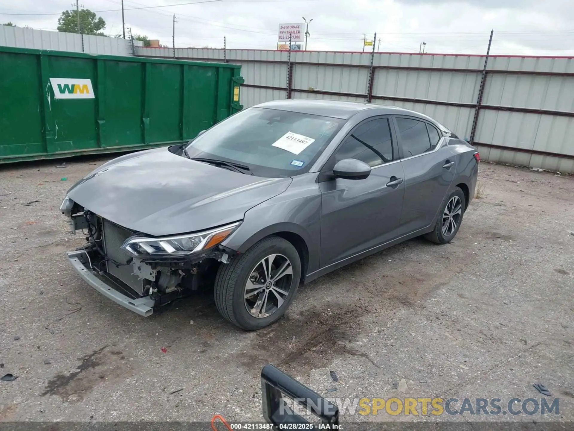 2 Фотография поврежденного автомобиля 3N1AB8CV5PY298956 NISSAN SENTRA 2023