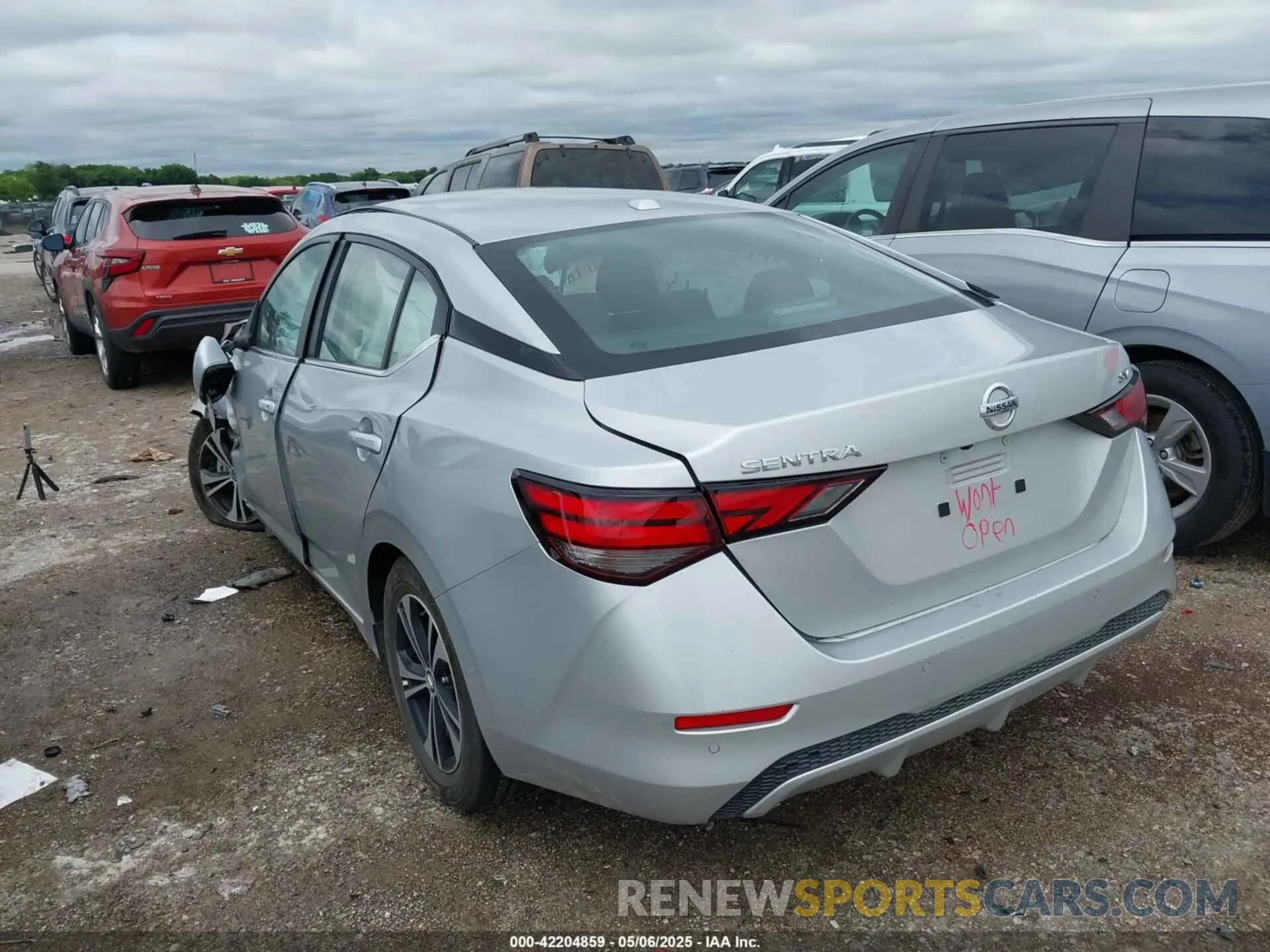 3 Photograph of a damaged car 3N1AB8CV6PY240998 NISSAN SENTRA 2023