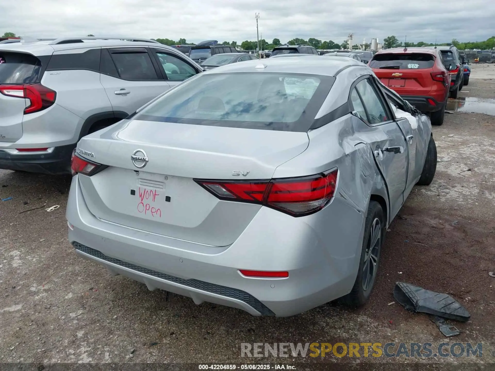 4 Photograph of a damaged car 3N1AB8CV6PY240998 NISSAN SENTRA 2023