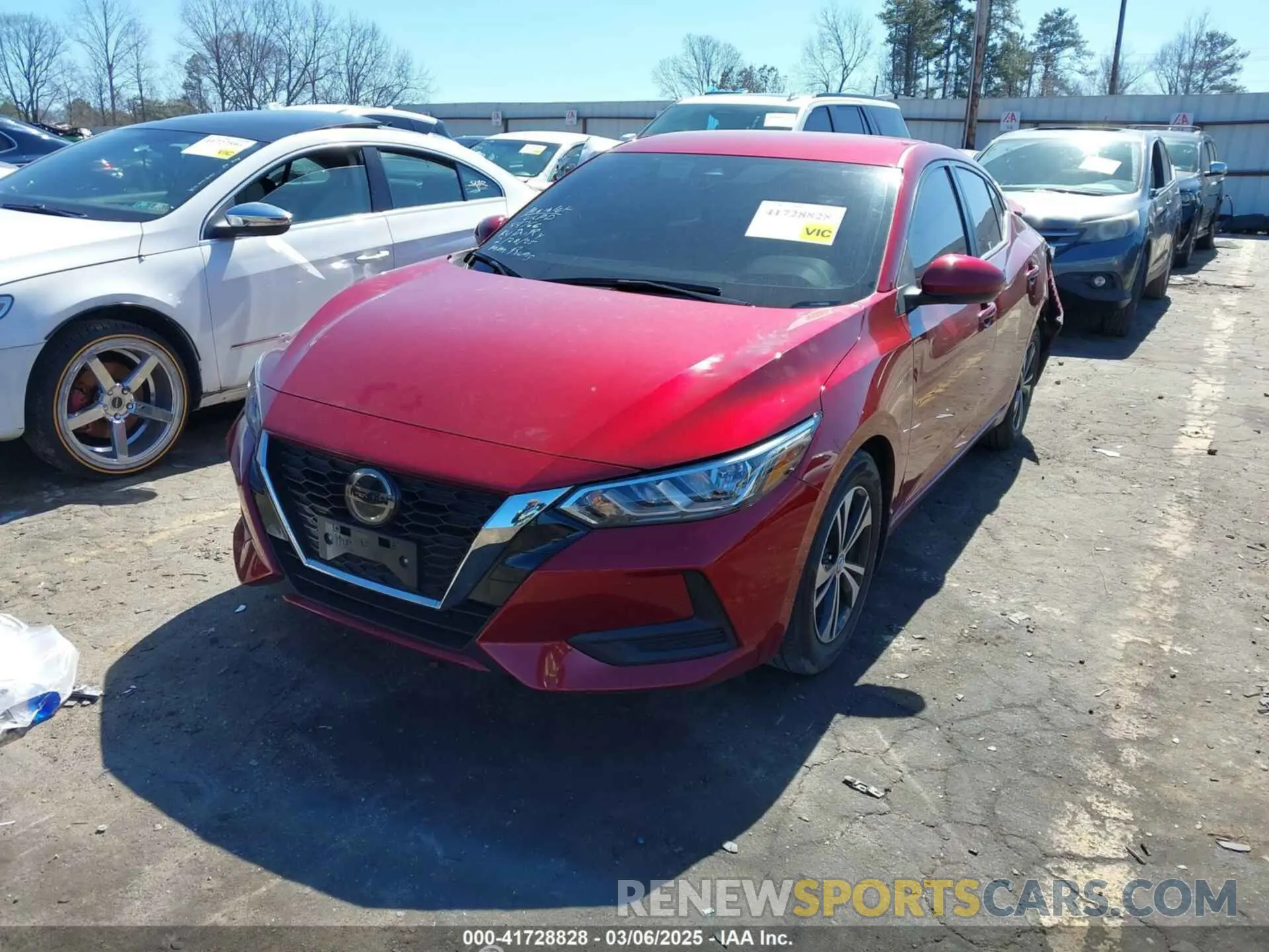 2 Photograph of a damaged car 3N1AB8CV6PY249328 NISSAN SENTRA 2023