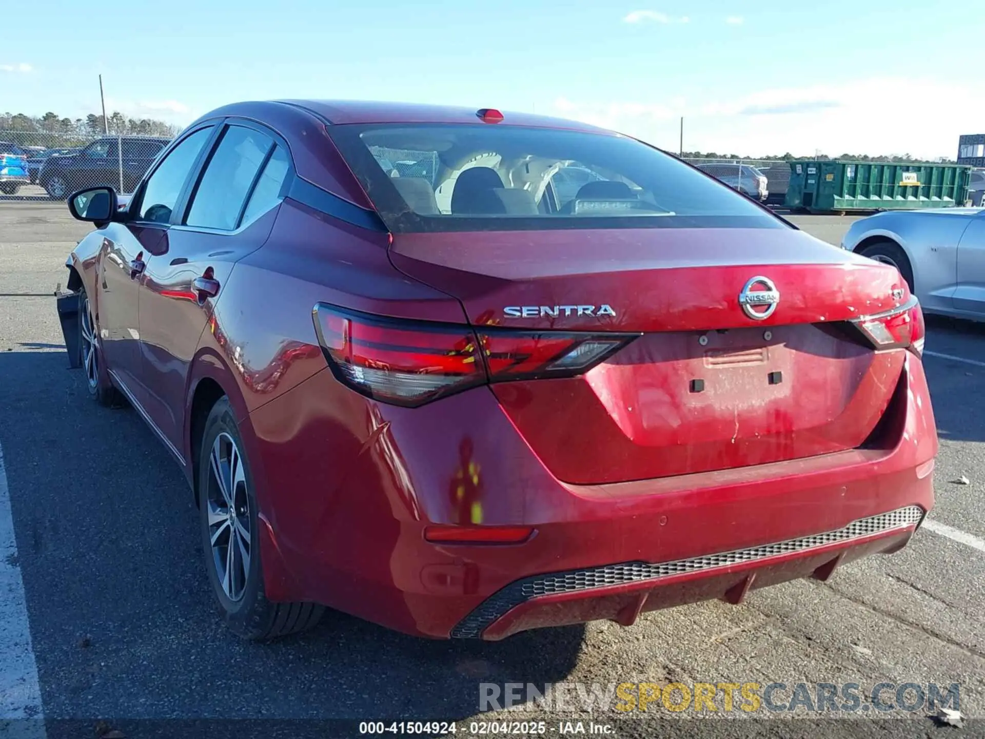 3 Photograph of a damaged car 3N1AB8CV6PY267599 NISSAN SENTRA 2023