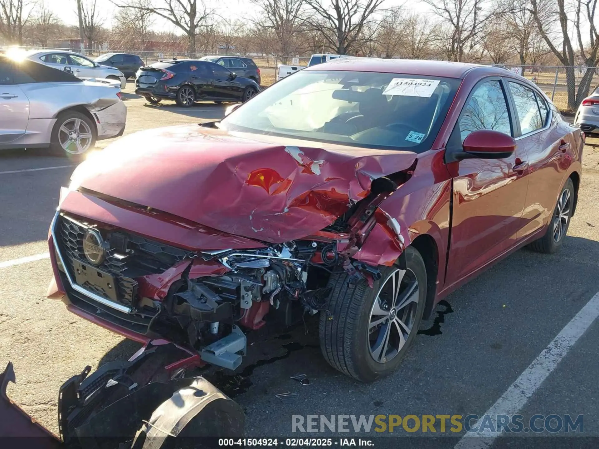 6 Photograph of a damaged car 3N1AB8CV6PY267599 NISSAN SENTRA 2023