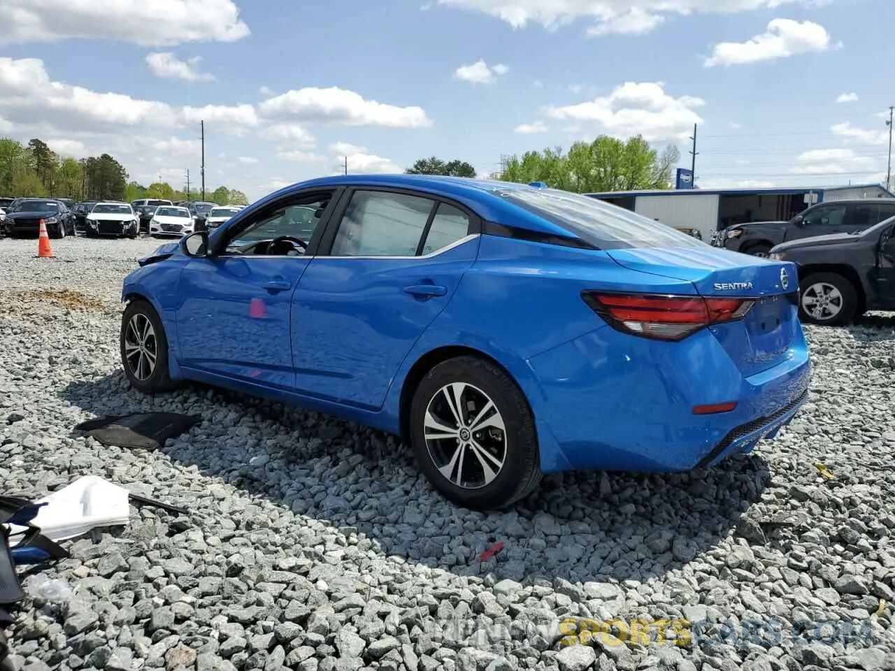 2 Photograph of a damaged car 3N1AB8CV6PY289473 NISSAN SENTRA 2023