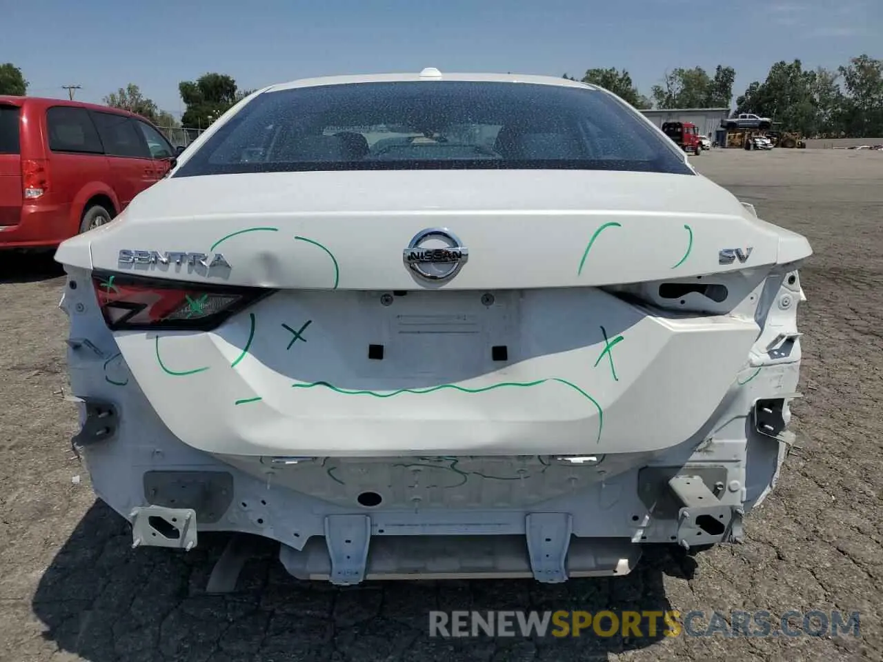6 Photograph of a damaged car 3N1AB8CV7PY223191 NISSAN SENTRA 2023