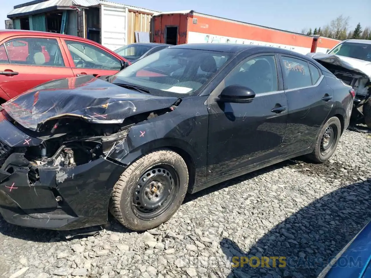 1 Photograph of a damaged car 3N1AB8CV7PY237026 NISSAN SENTRA 2023