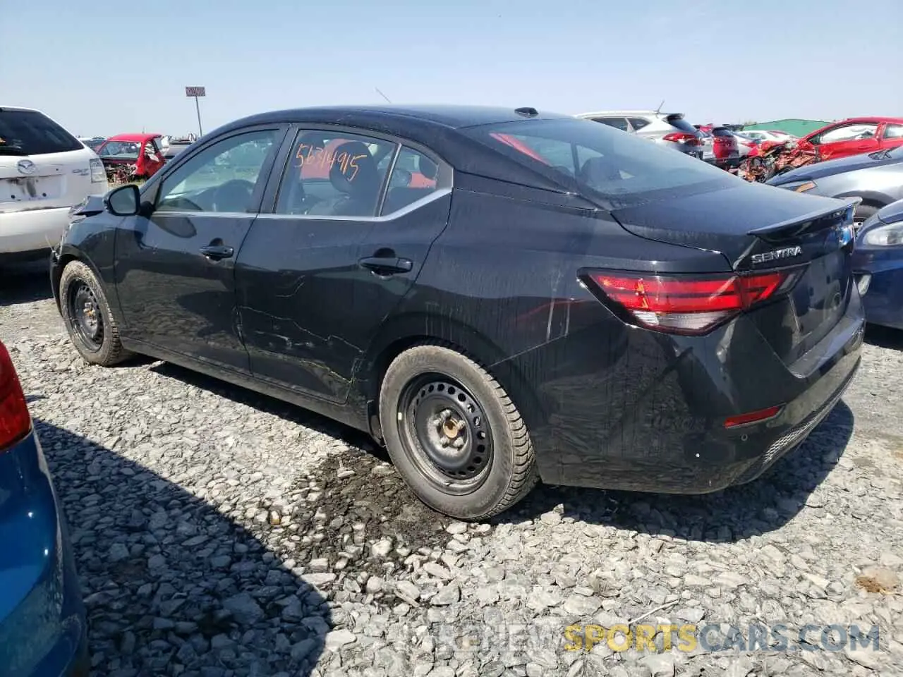 2 Photograph of a damaged car 3N1AB8CV7PY237026 NISSAN SENTRA 2023