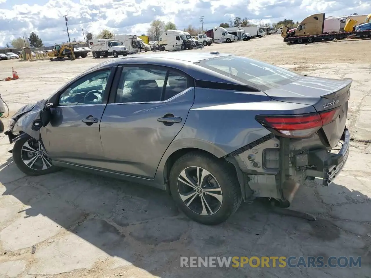 2 Photograph of a damaged car 3N1AB8CV7PY254053 NISSAN SENTRA 2023